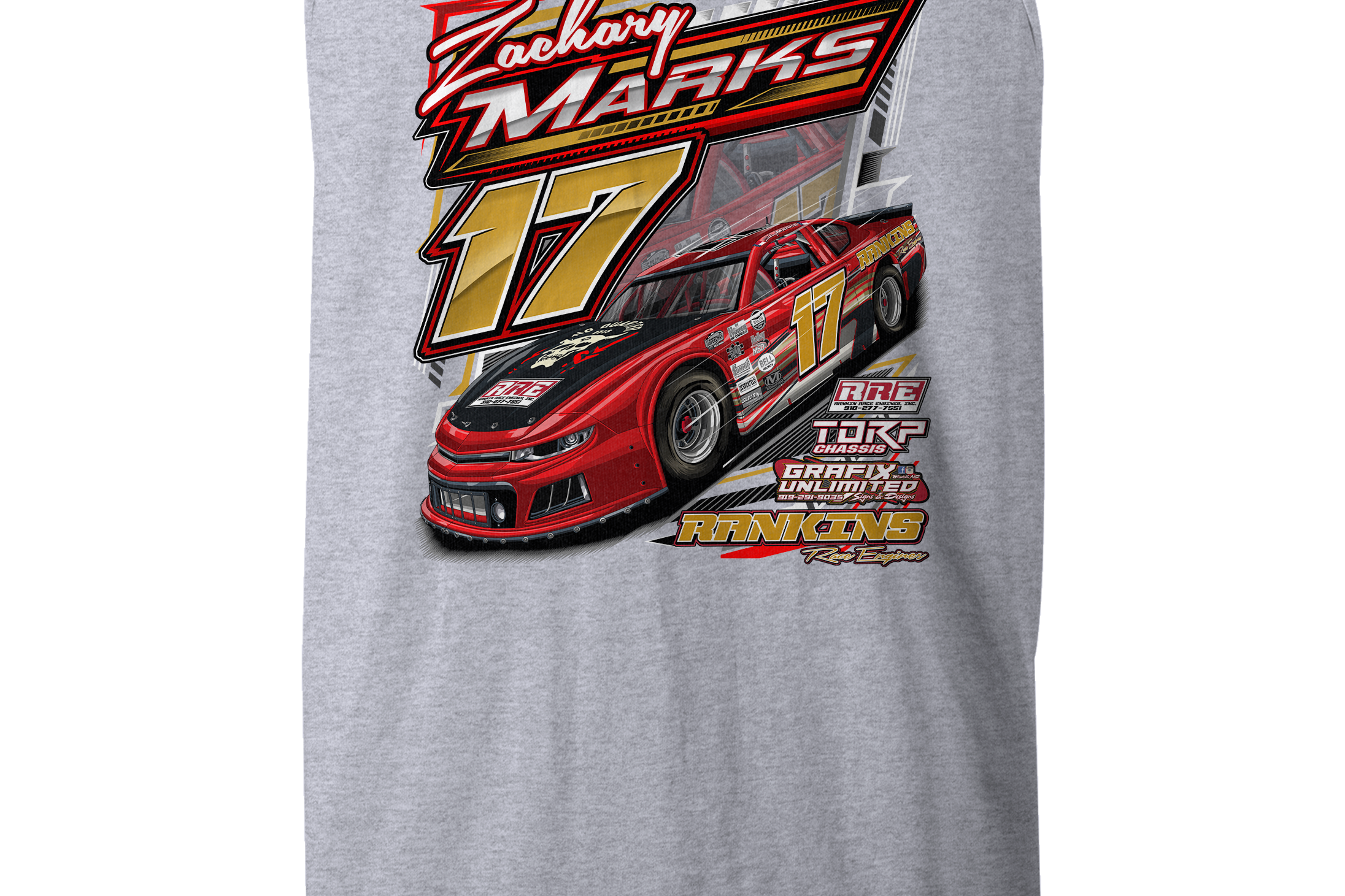 Zachary Marks Tank Tops Black Acid Apparel