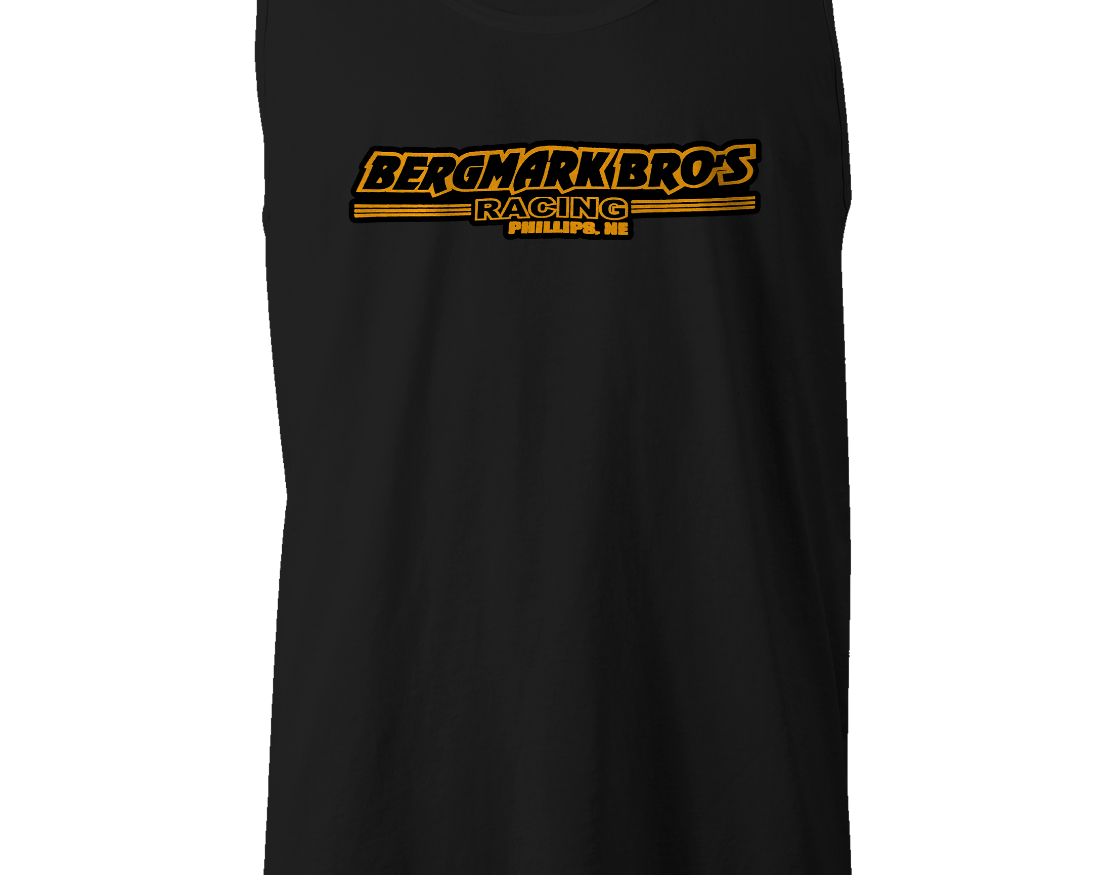 Bergmark Bro's Racing Tank Tops Black Acid Apparel