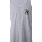 Visual FX Black and White Tank Tops Black Acid Apparel