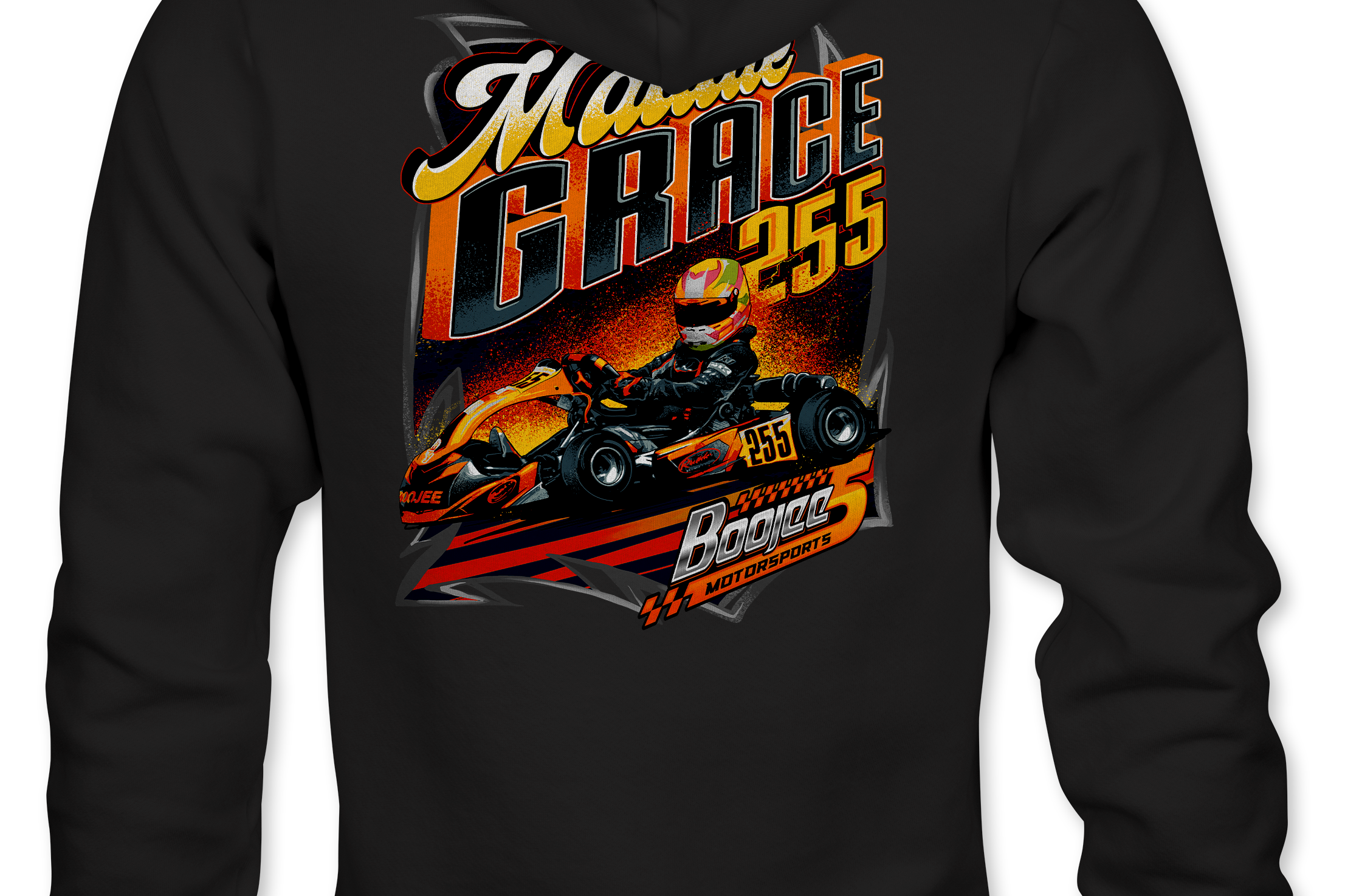 Maddie Grace Hoodies Black Acid Apparel