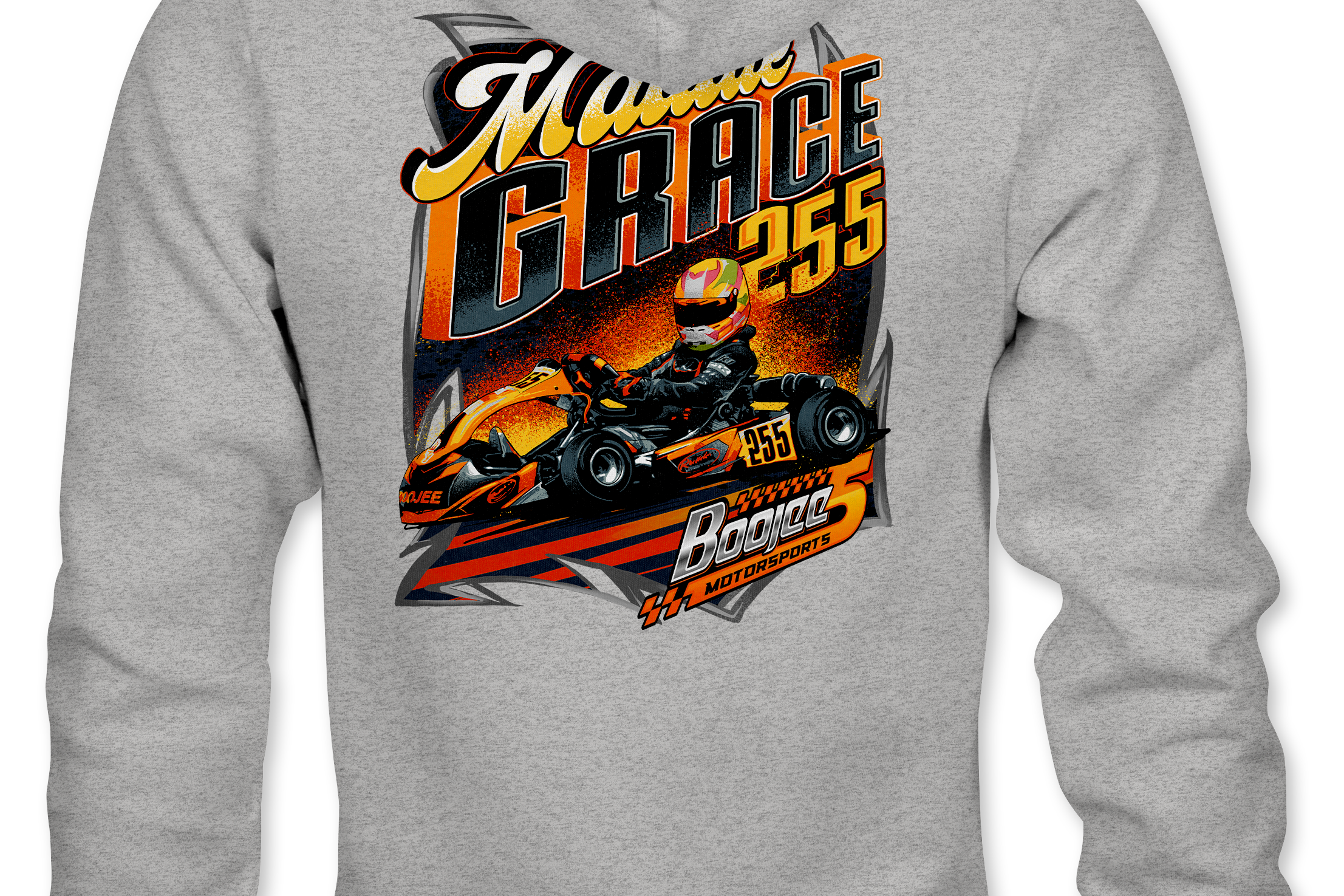 Maddie Grace Hoodies Black Acid Apparel