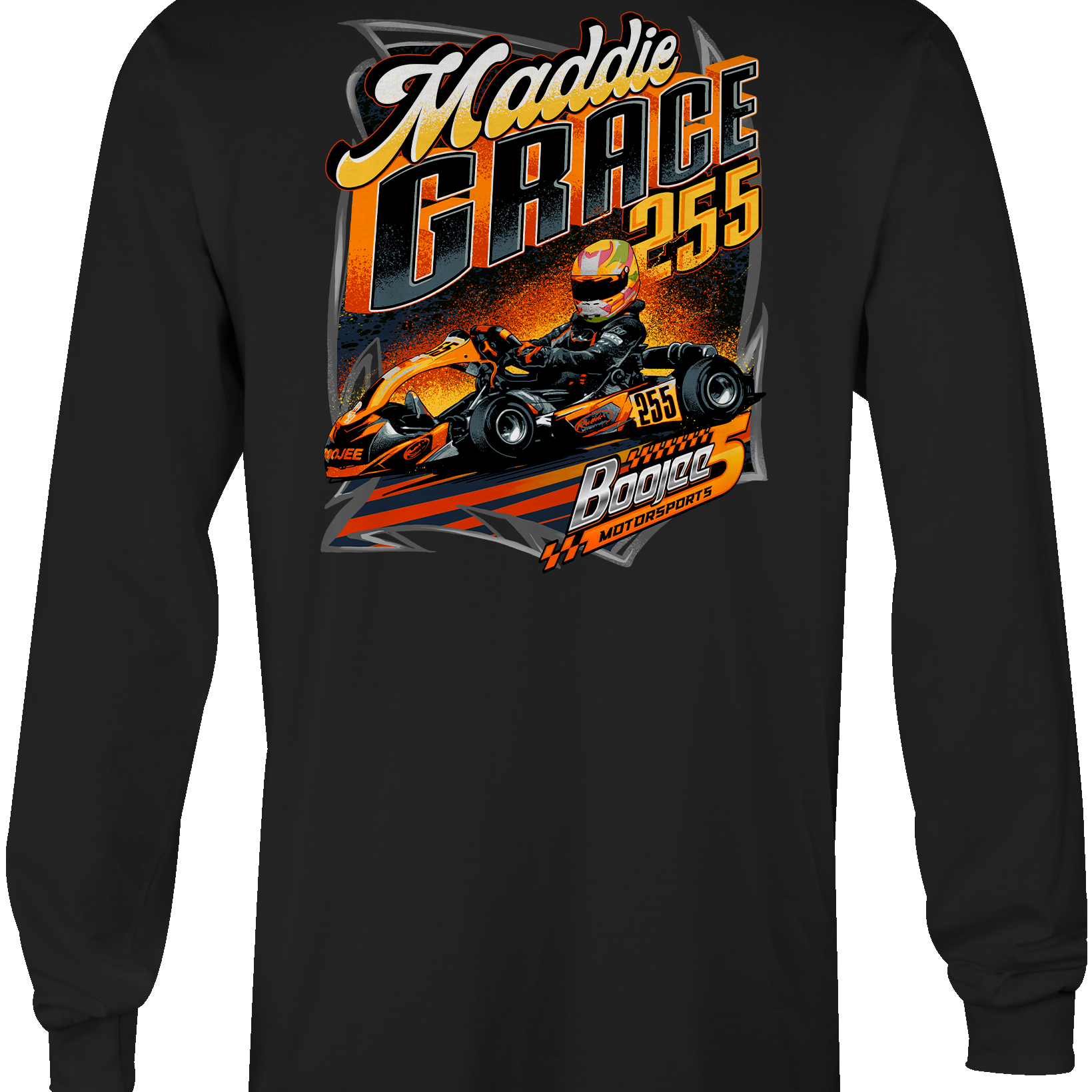 Maddie Grace Long Sleeves Black Acid Apparel