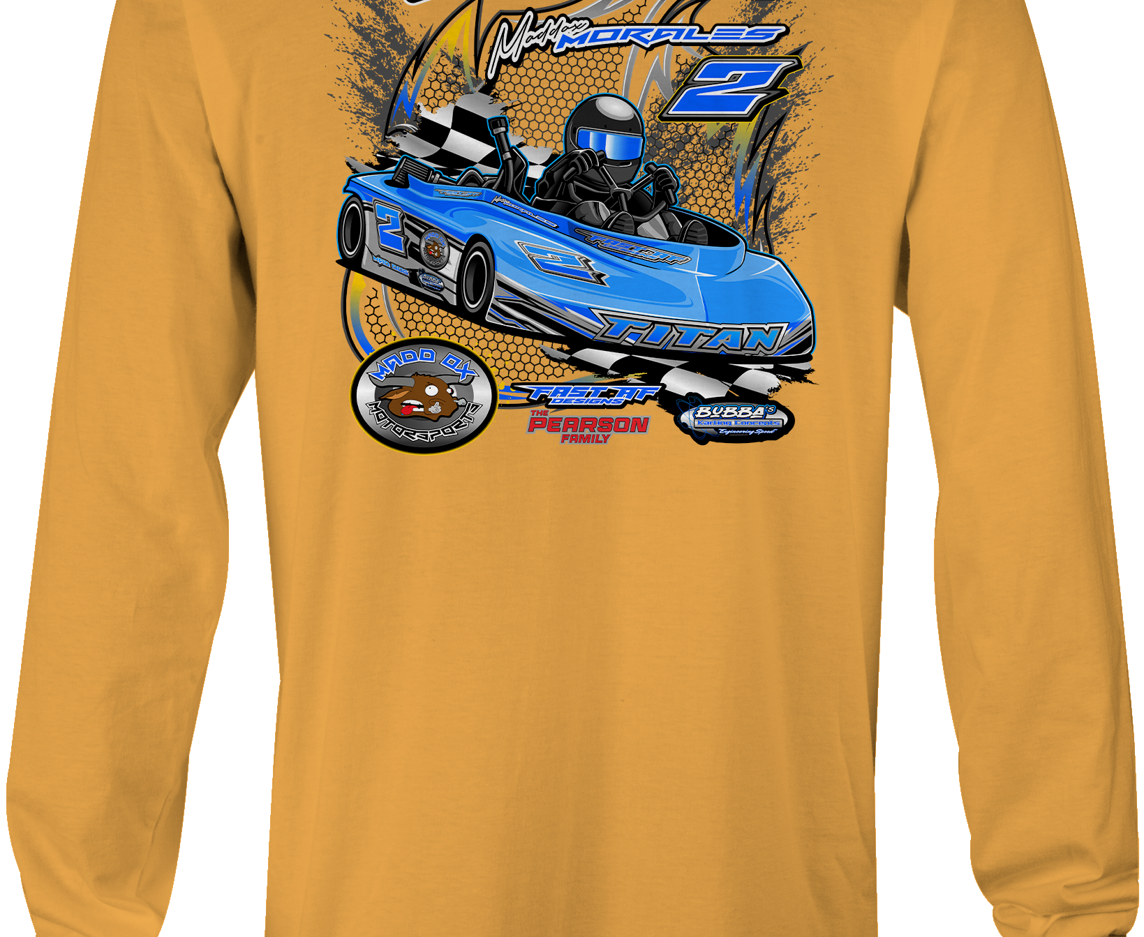 Maddox Morales Long Sleeves Black Acid Apparel