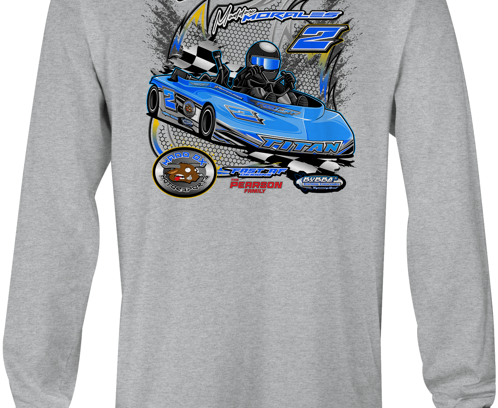 Maddox Morales Long Sleeves Black Acid Apparel