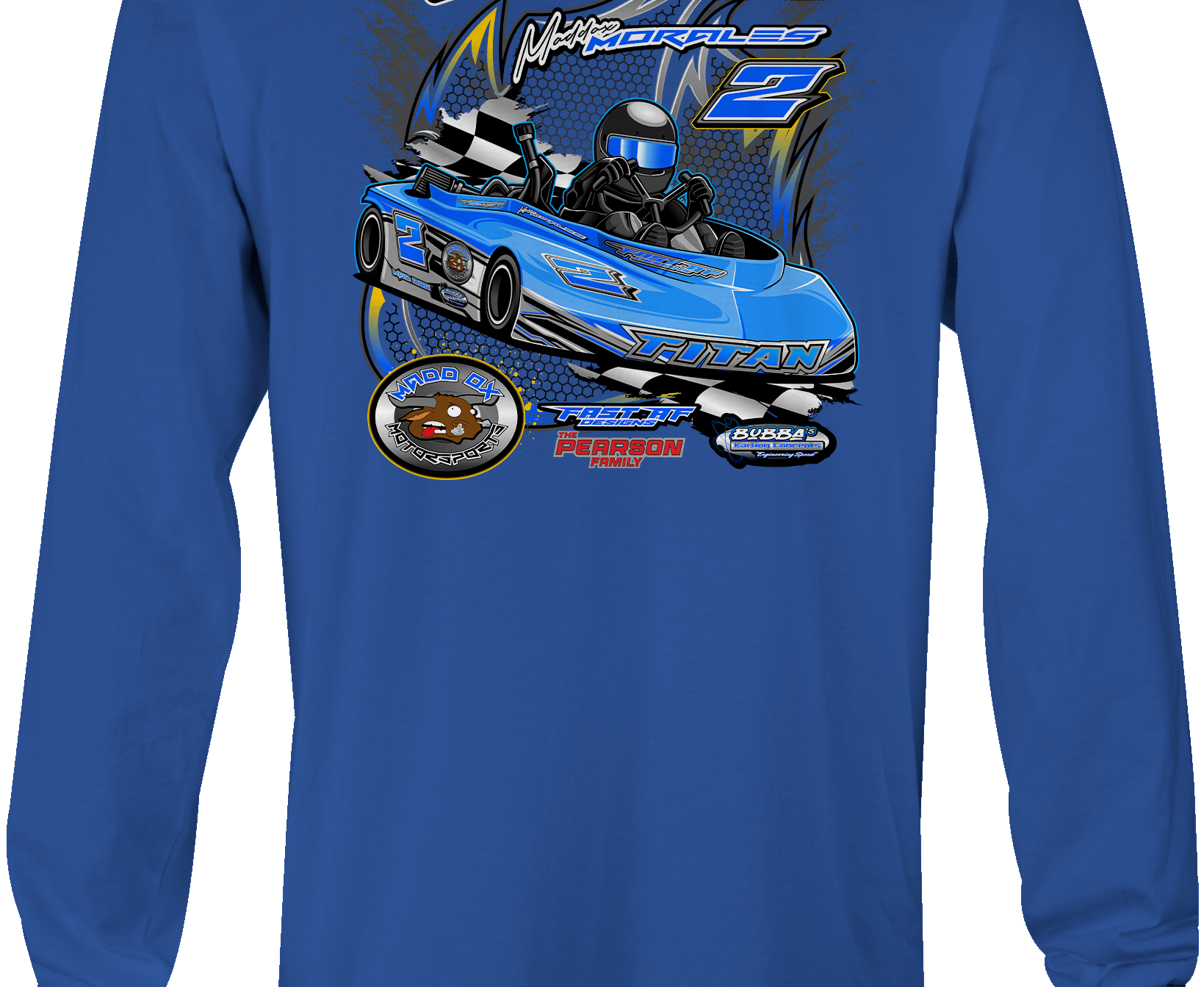 Maddox Morales Long Sleeves Black Acid Apparel