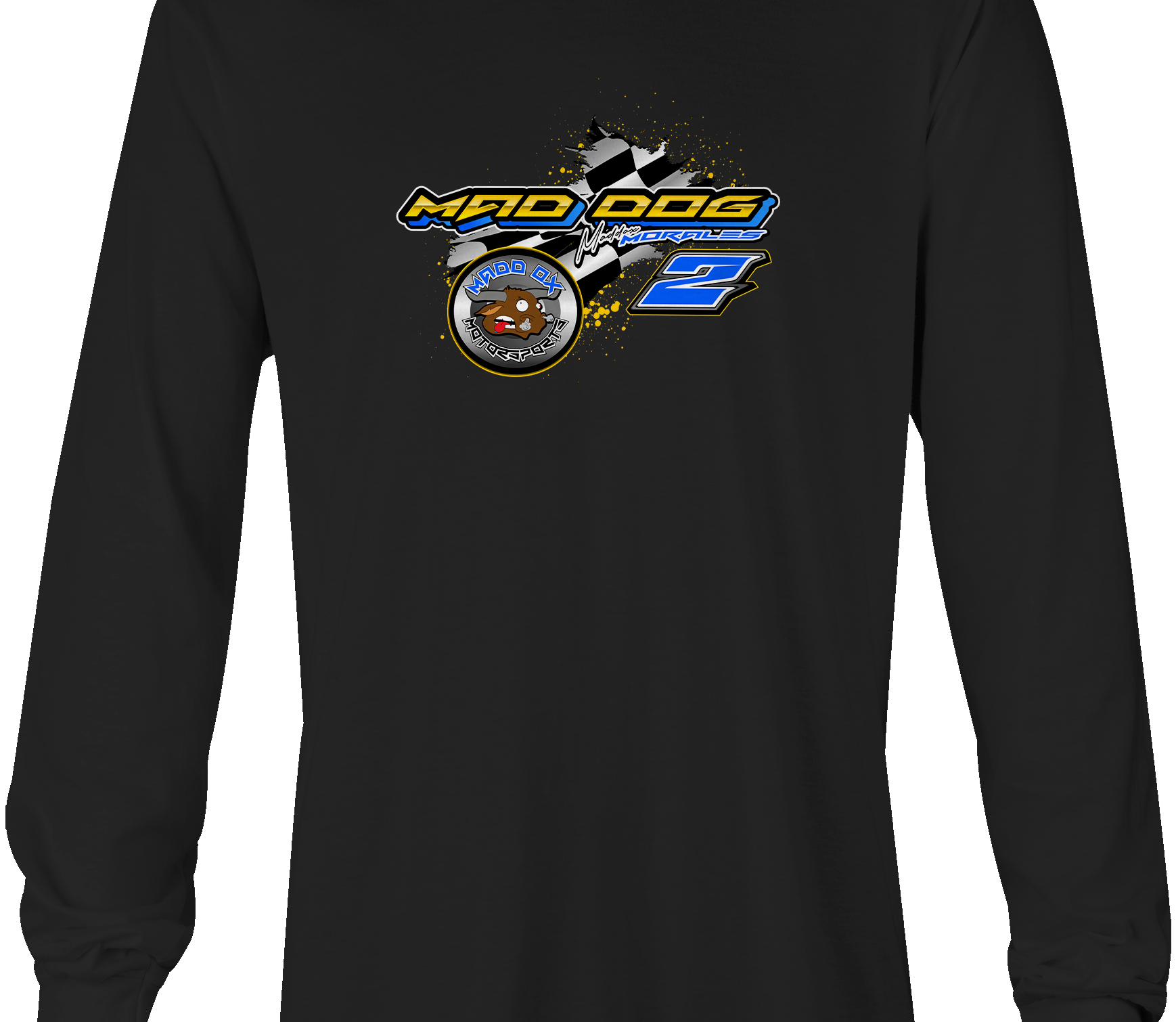 Maddox Morales Long Sleeves Black Acid Apparel