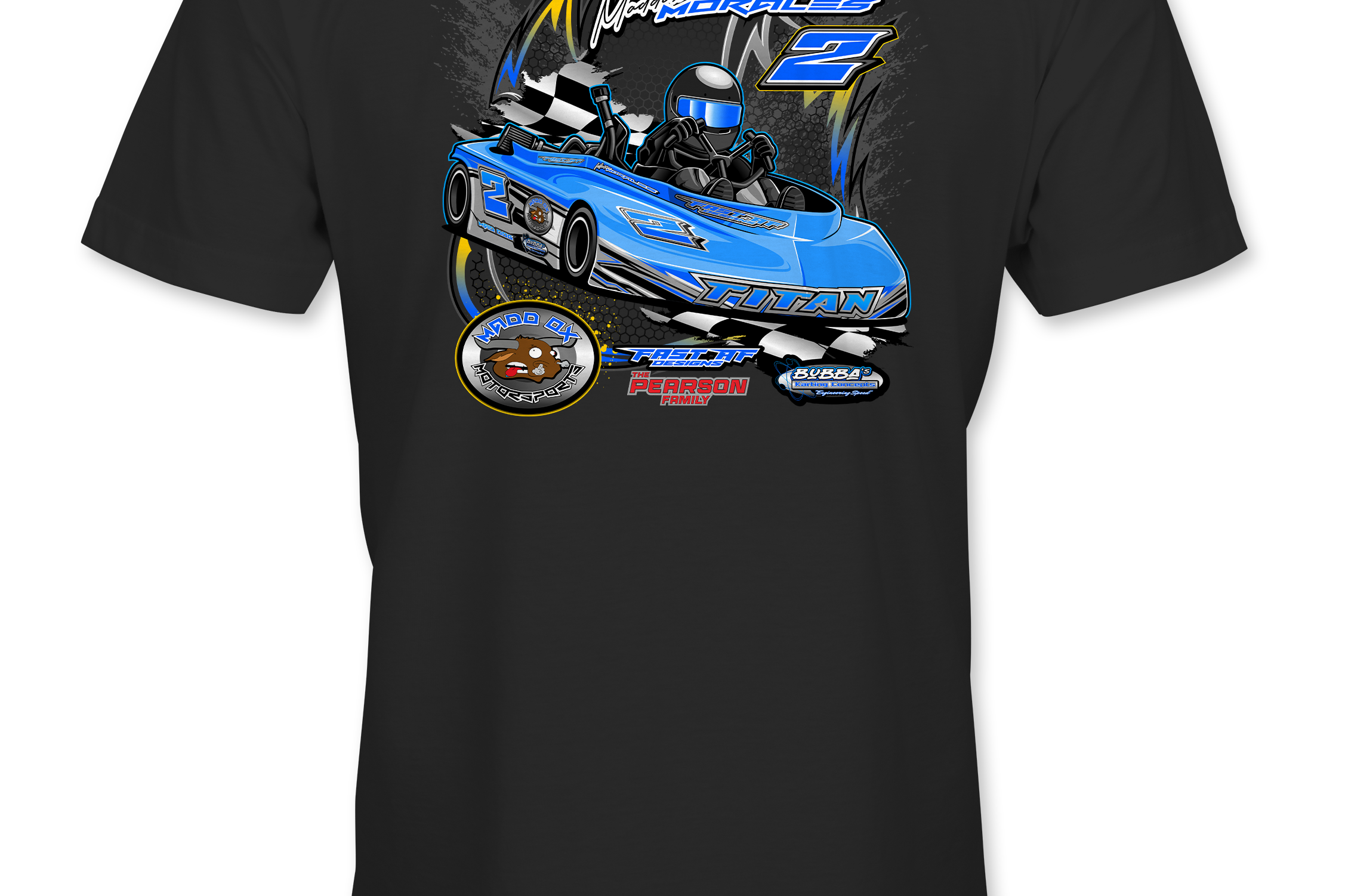 Maddox Morales T-Shirts Black Acid Apparel