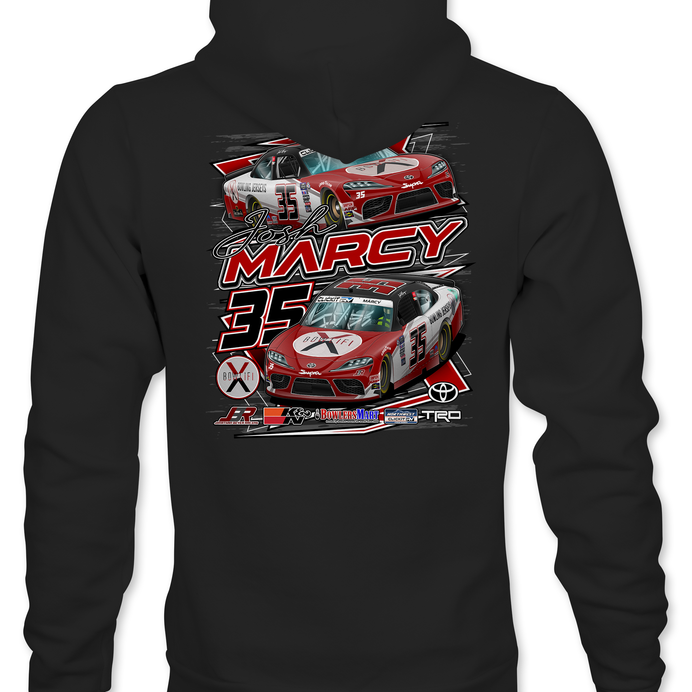 Josh Marcy Hoodies Black Acid Apparel