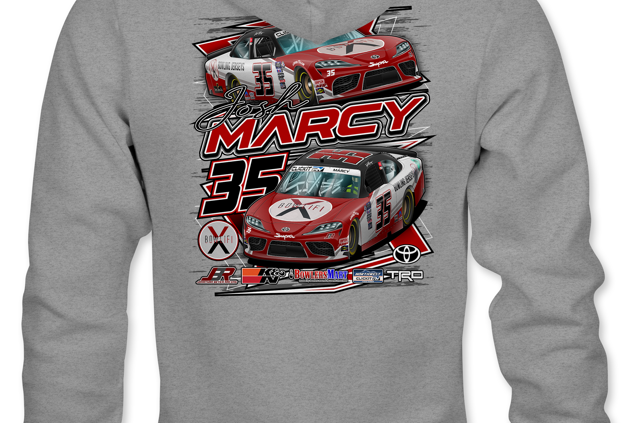 Josh Marcy Hoodies Black Acid Apparel