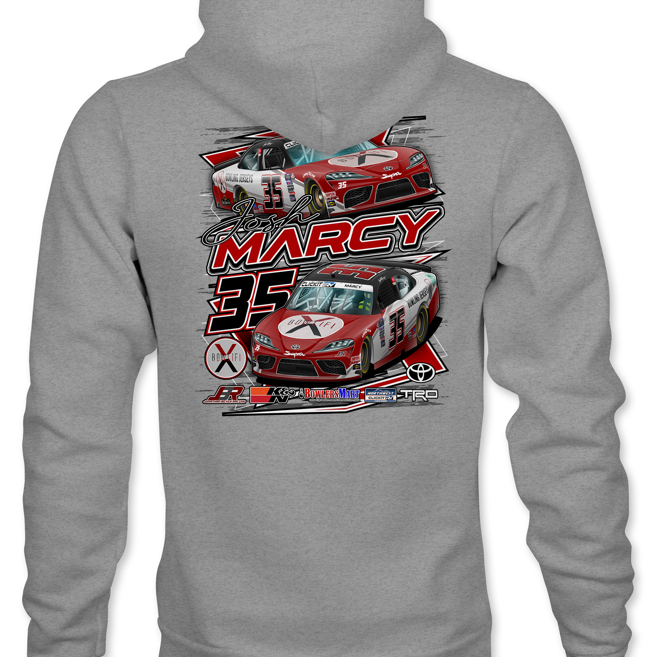 Josh Marcy Hoodies Black Acid Apparel