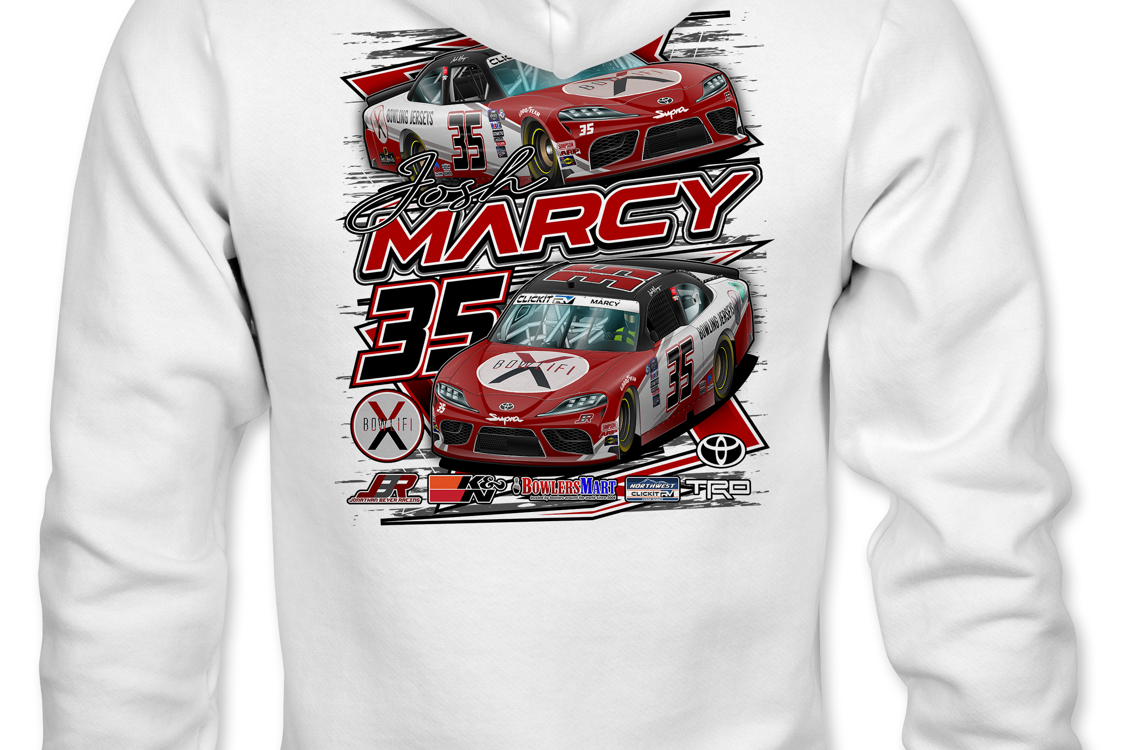 Josh Marcy Hoodies Black Acid Apparel