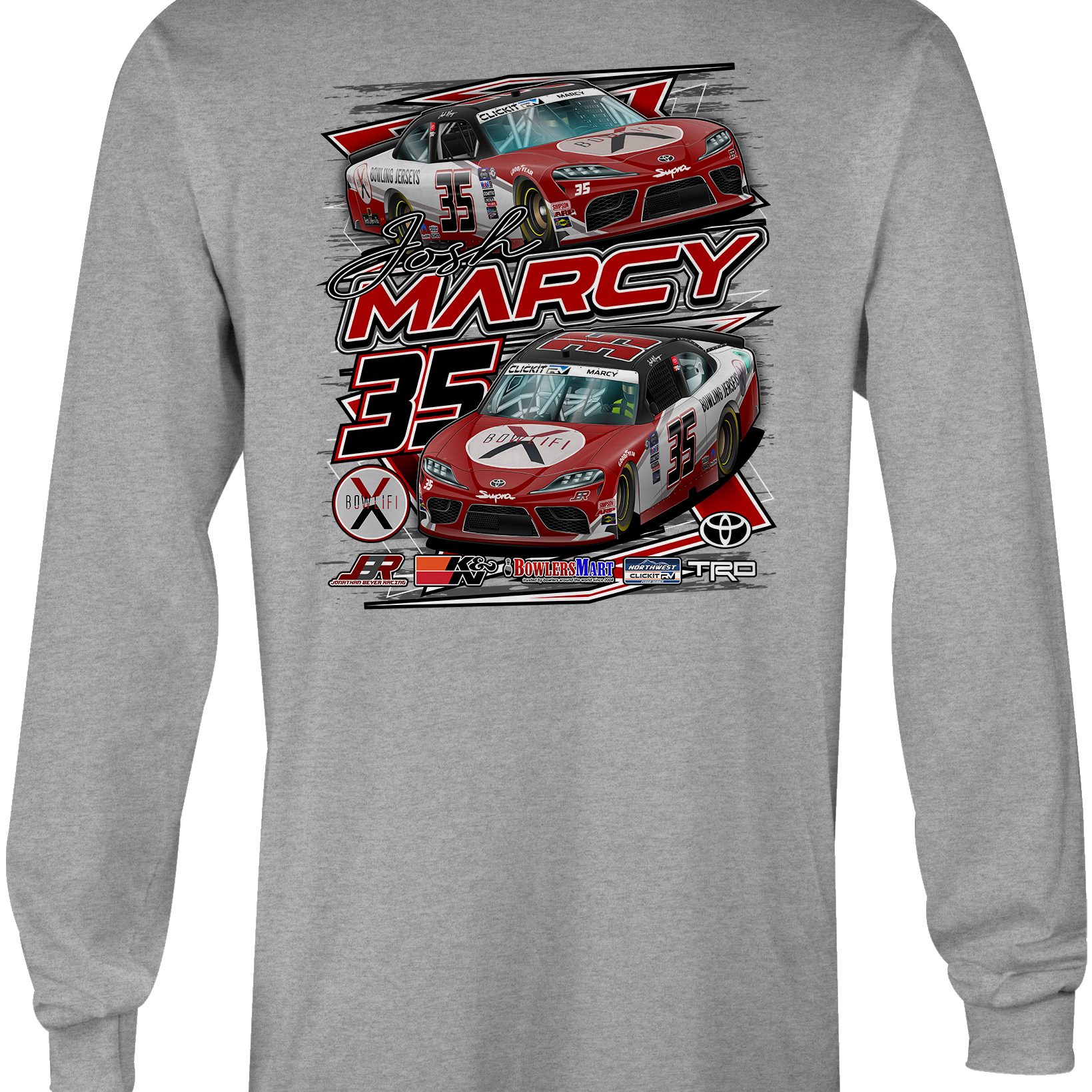 Josh Marcy Long Sleeves Black Acid Apparel