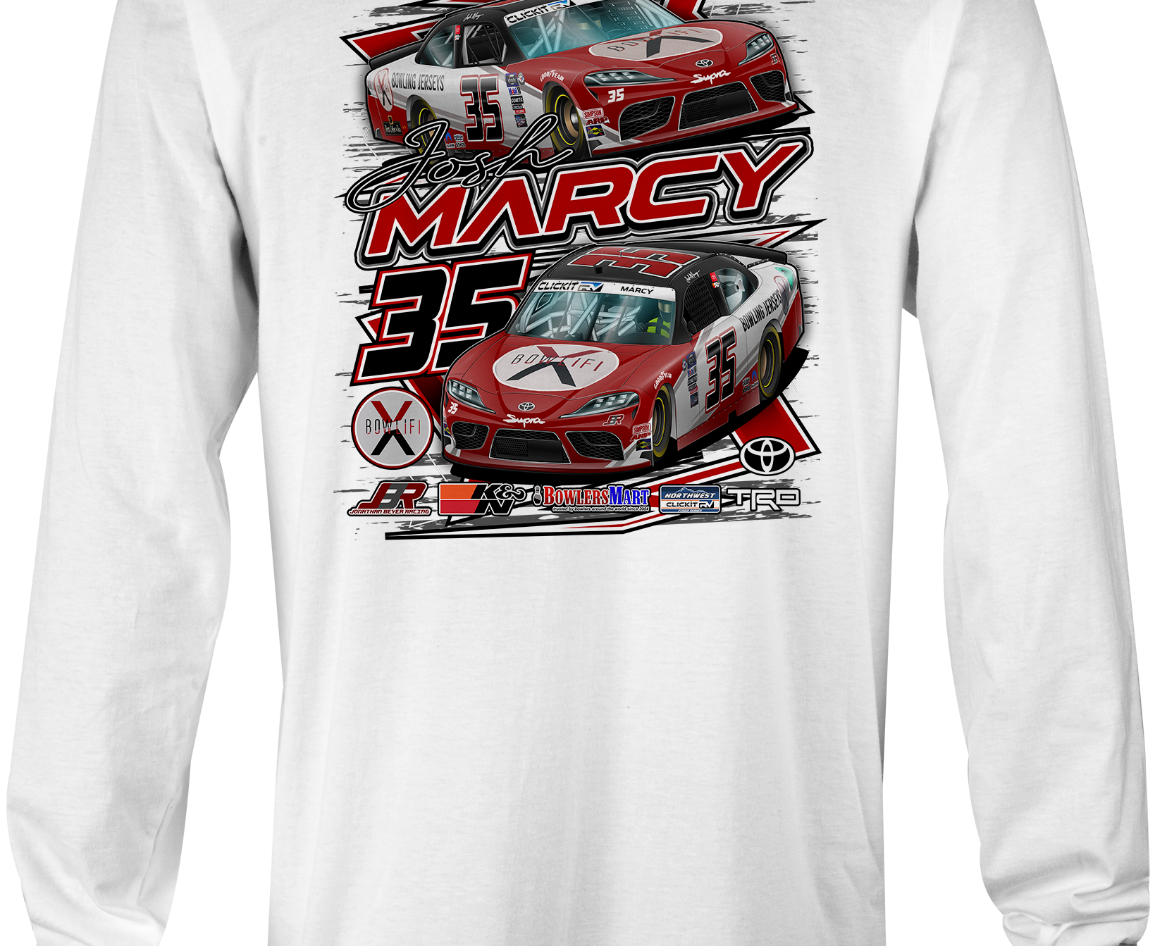 Josh Marcy Long Sleeves Black Acid Apparel