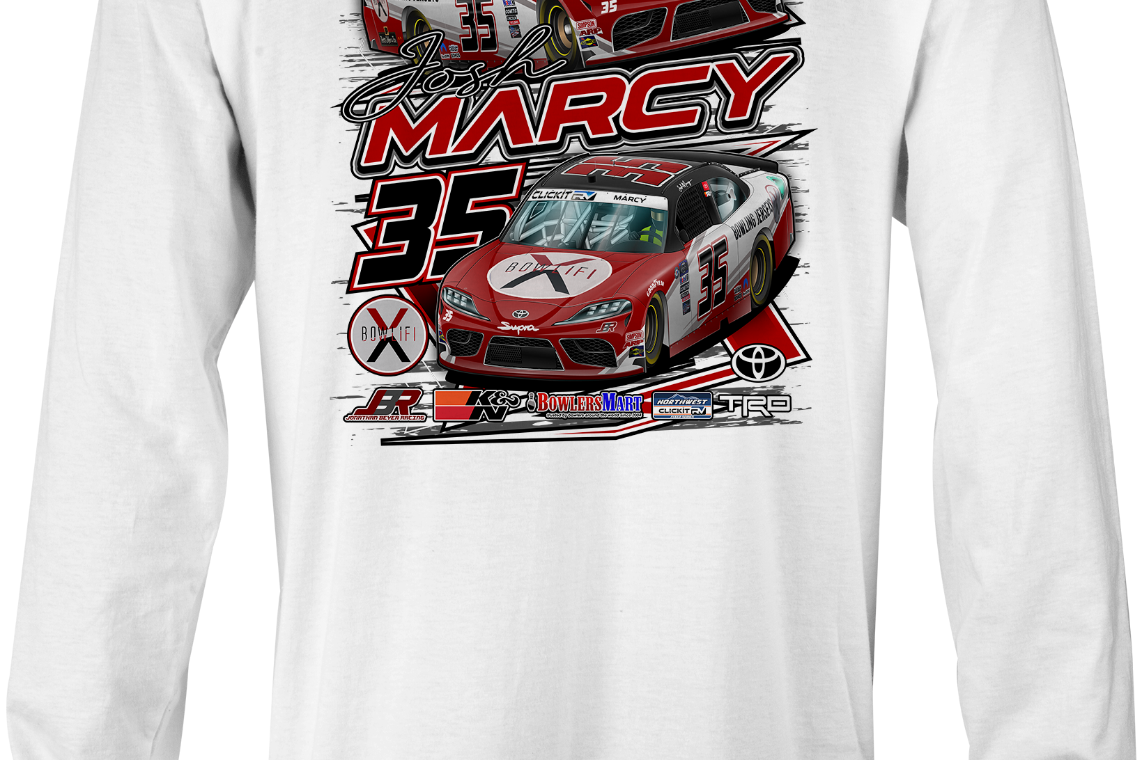 Josh Marcy Long Sleeves Black Acid Apparel
