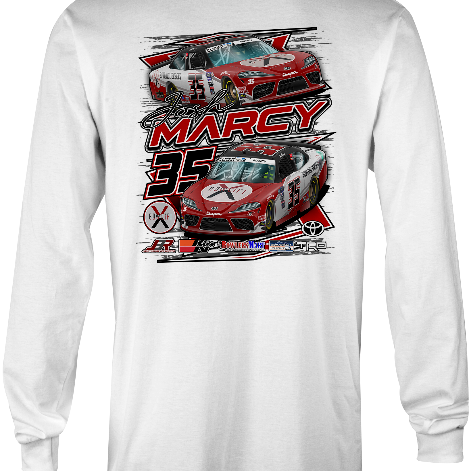 Josh Marcy Long Sleeves Black Acid Apparel