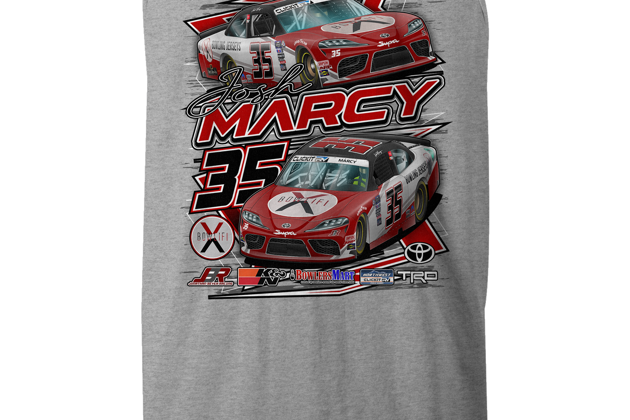 Josh Marcy Tank Tops Black Acid Apparel