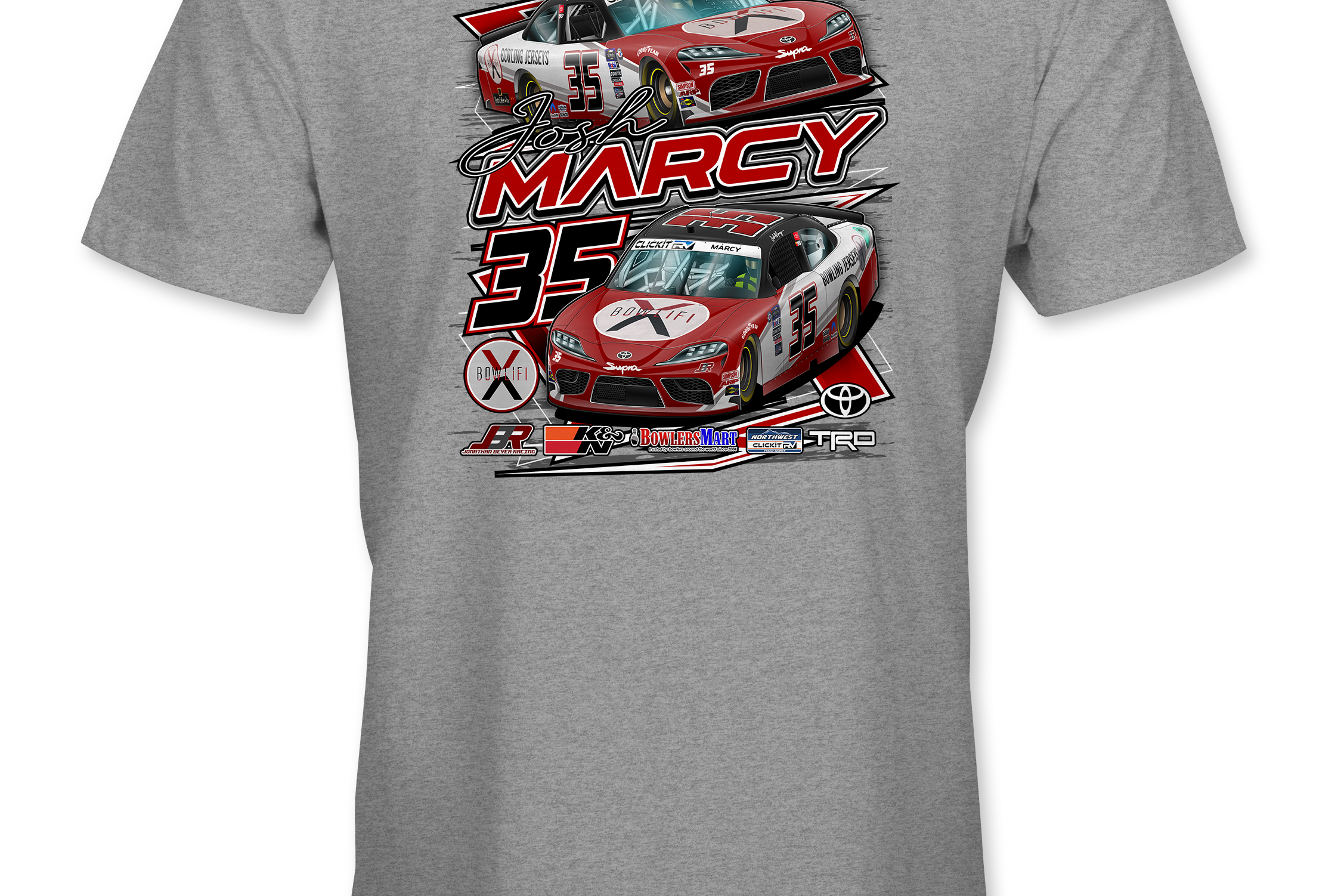 Josh Marcy T-Shirts Black Acid Apparel