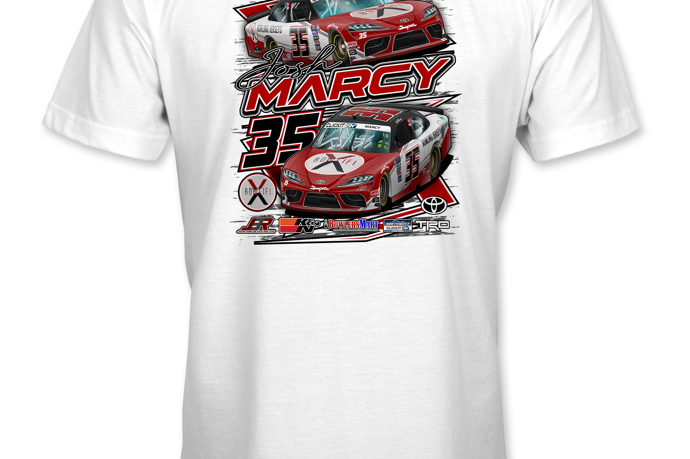 Josh Marcy T-Shirts Black Acid Apparel
