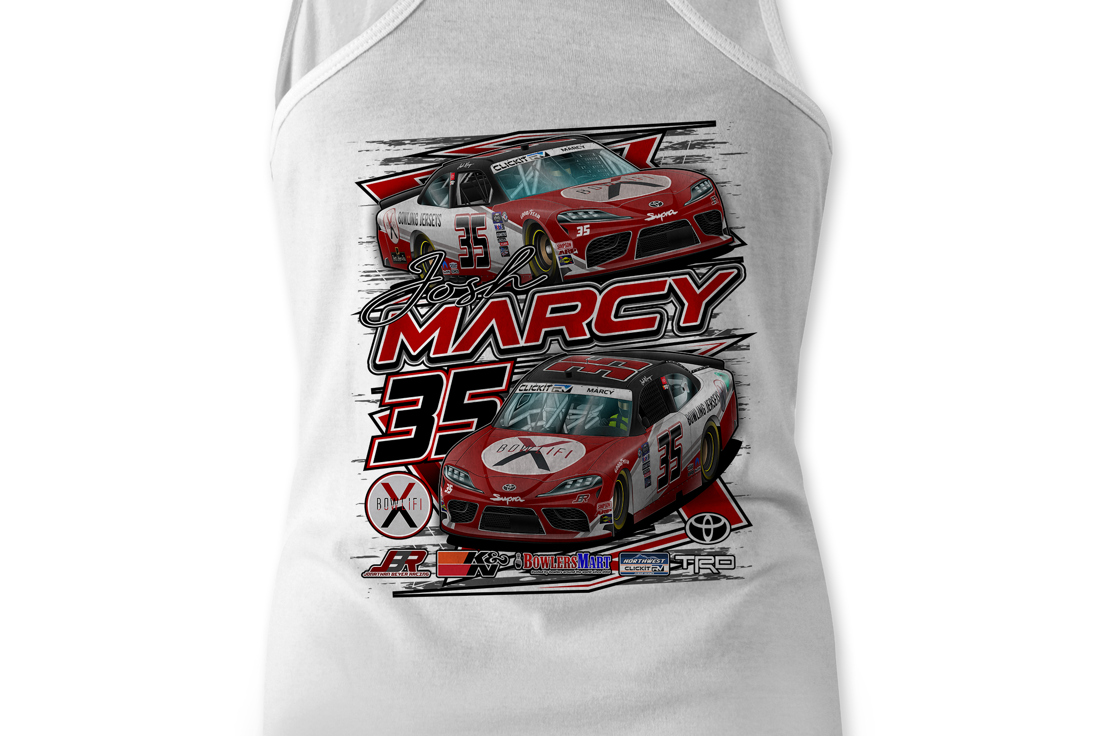 Josh Marcy Tank Tops Black Acid Apparel