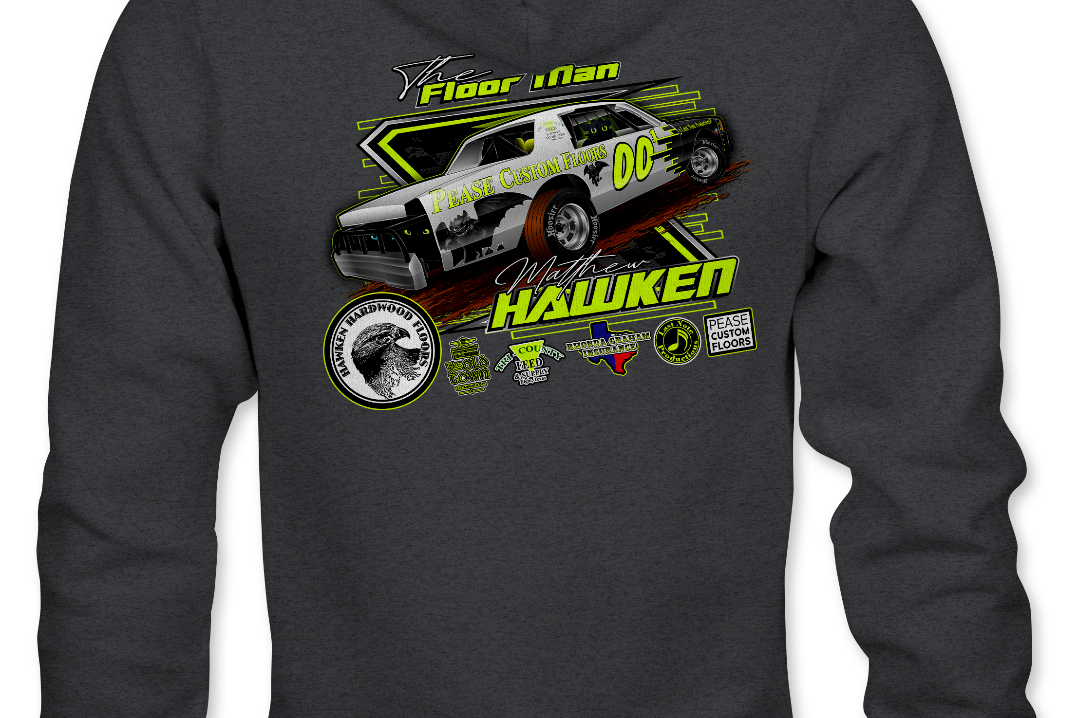Matthew Hawken Hoodies Black Acid Apparel