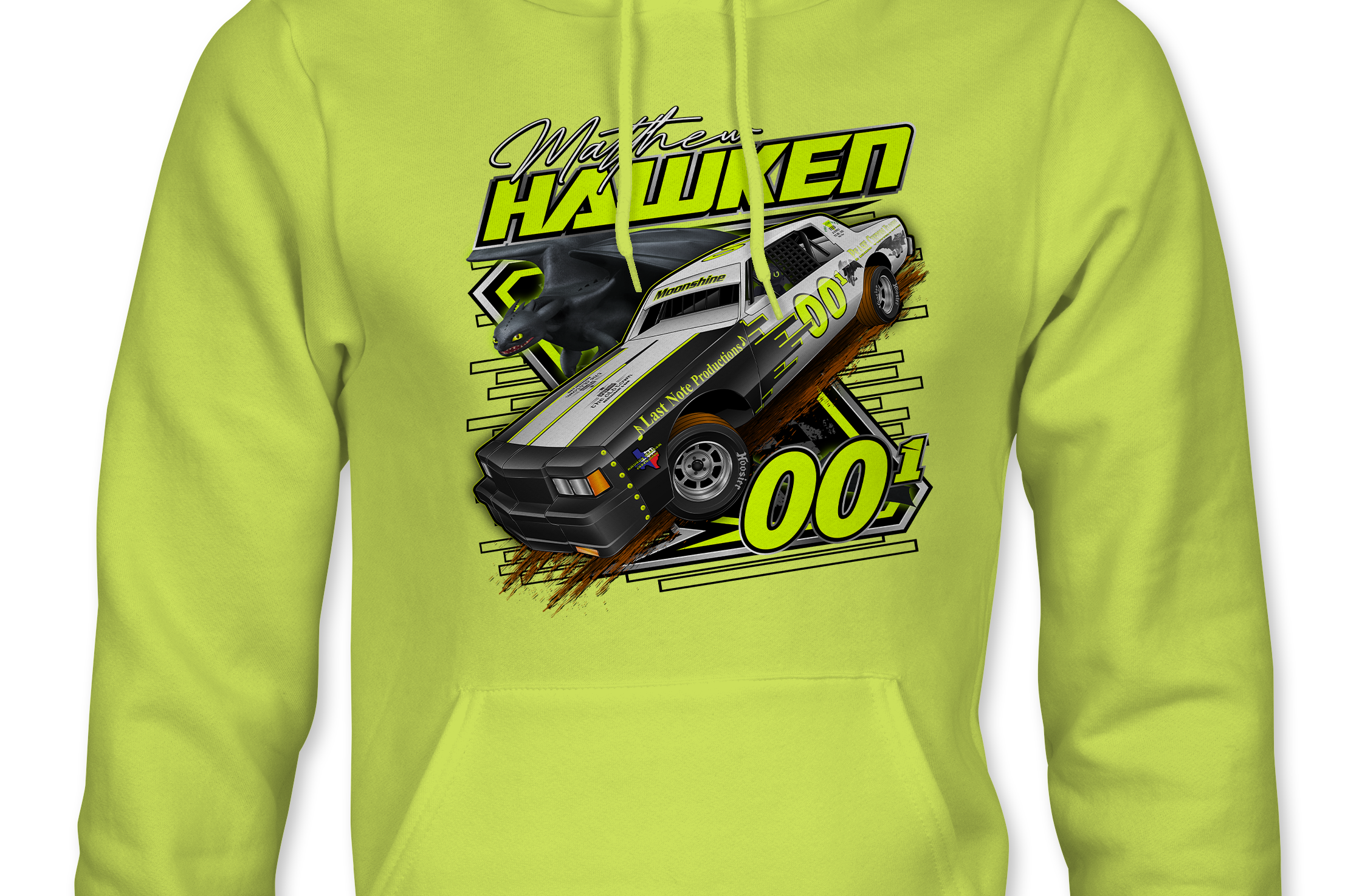 Matthew Hawken Hoodies Black Acid Apparel