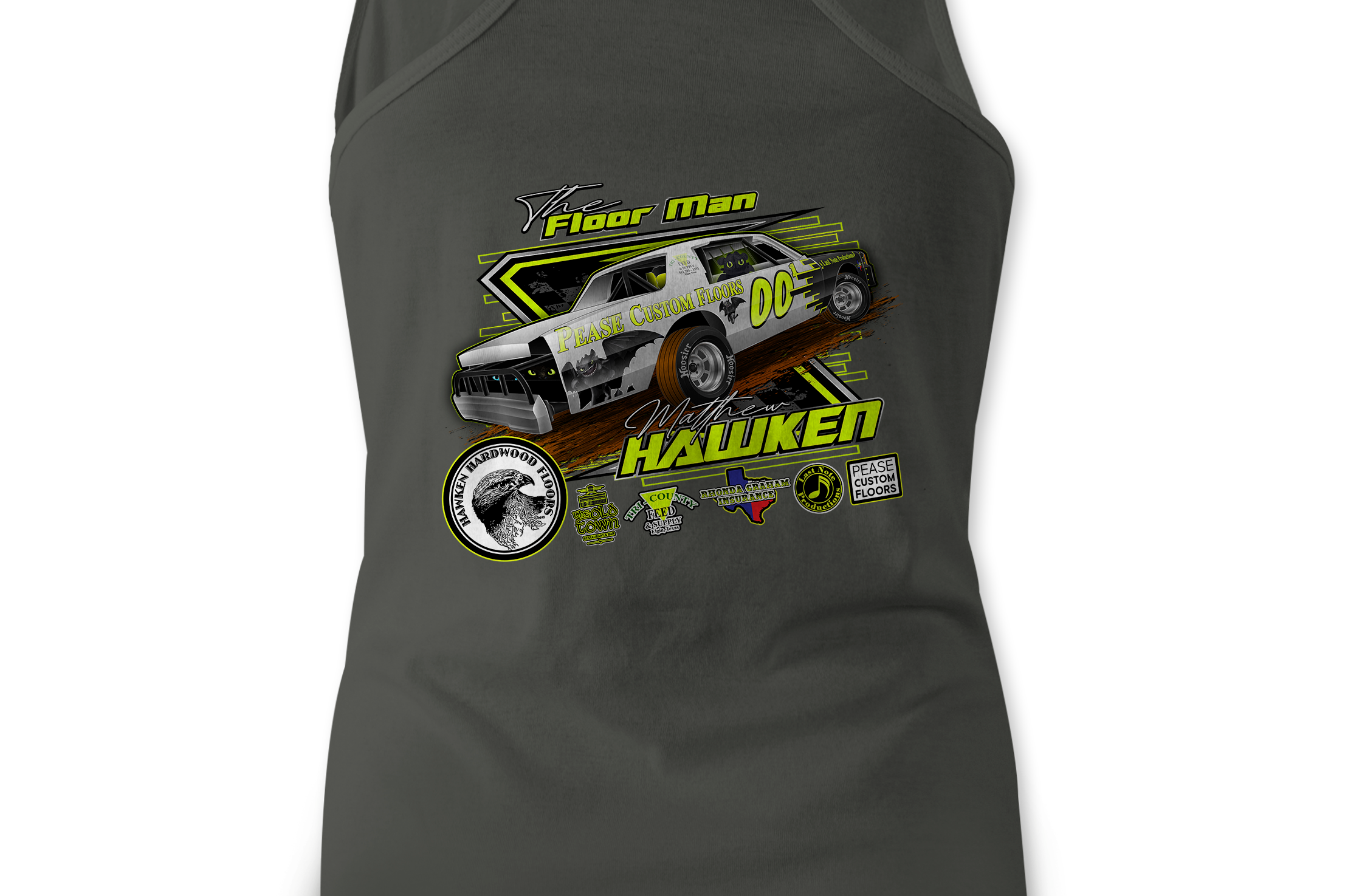 Matthew Hawken Tank Tops Black Acid Apparel