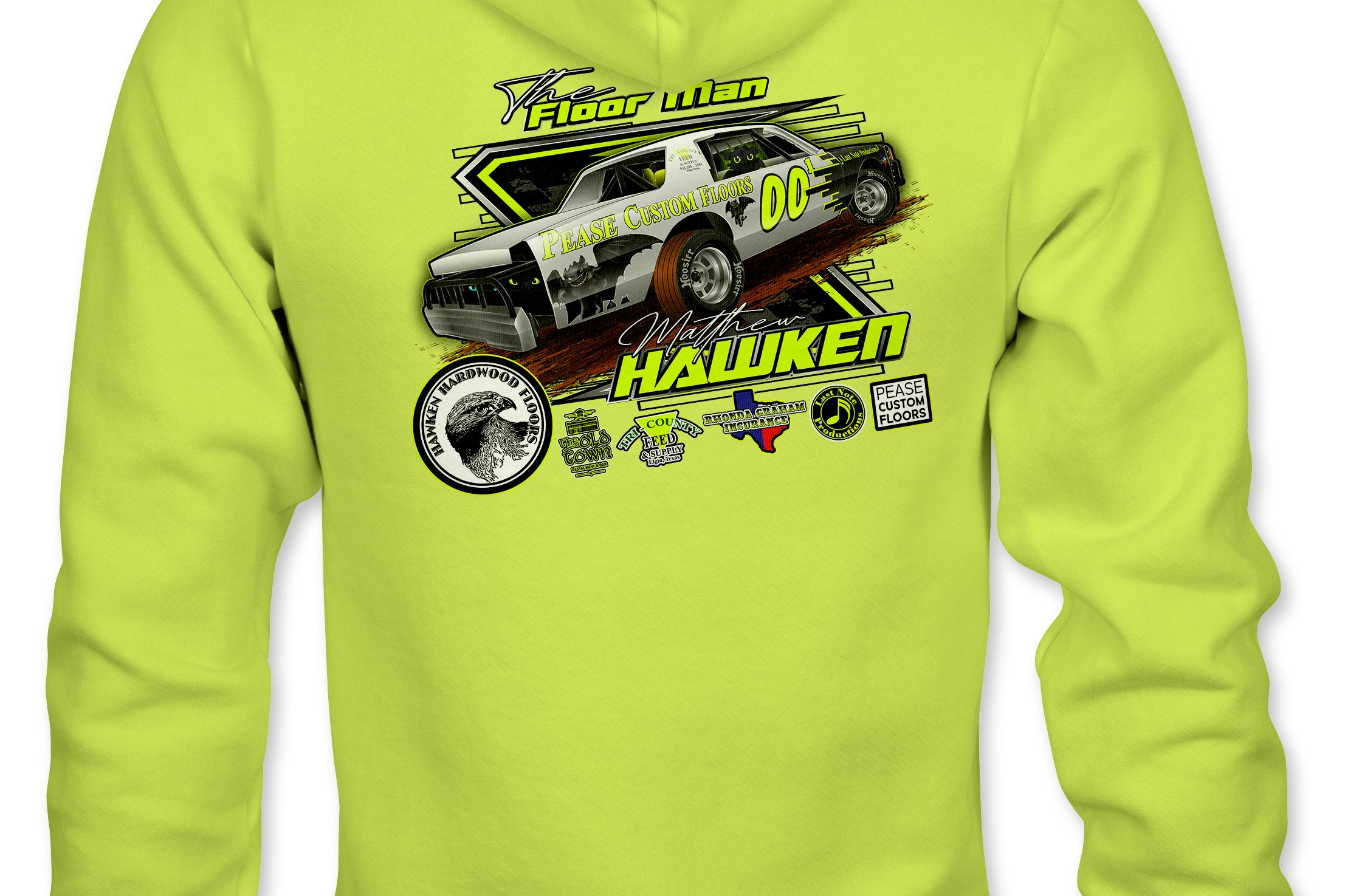 Matthew Hawken Hoodies Black Acid Apparel