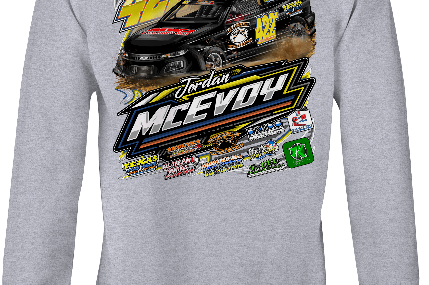 Jordan McEvoy 2025 Crewneck Sweatshirts