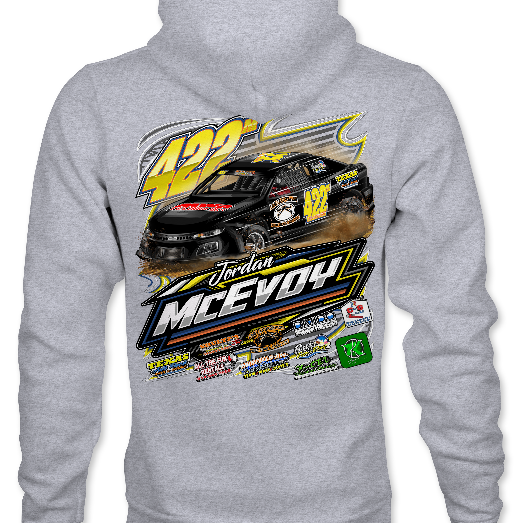 Jordan McEvoy 2025 Hoodies