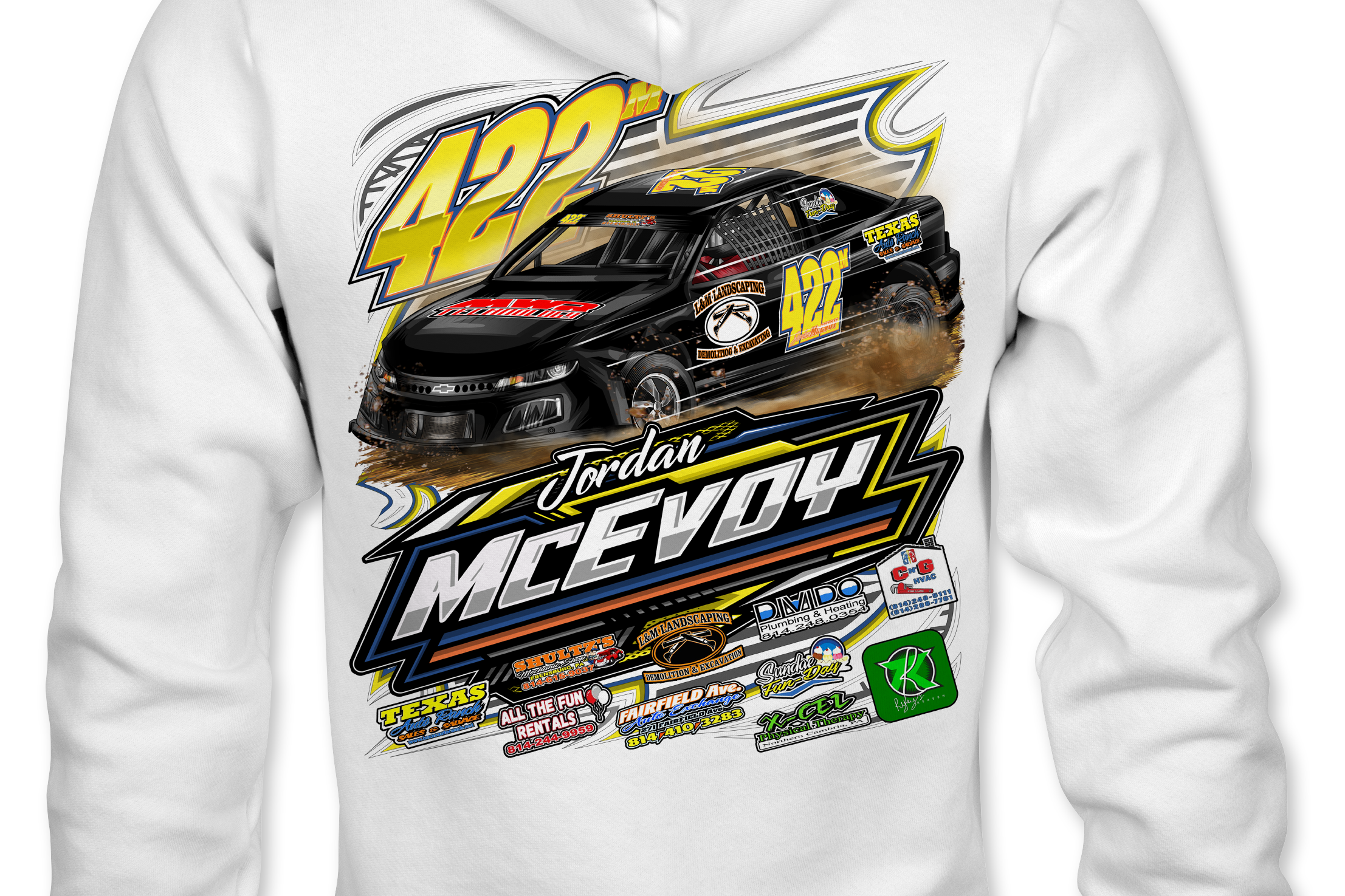 Jordan McEvoy 2025 Hoodies