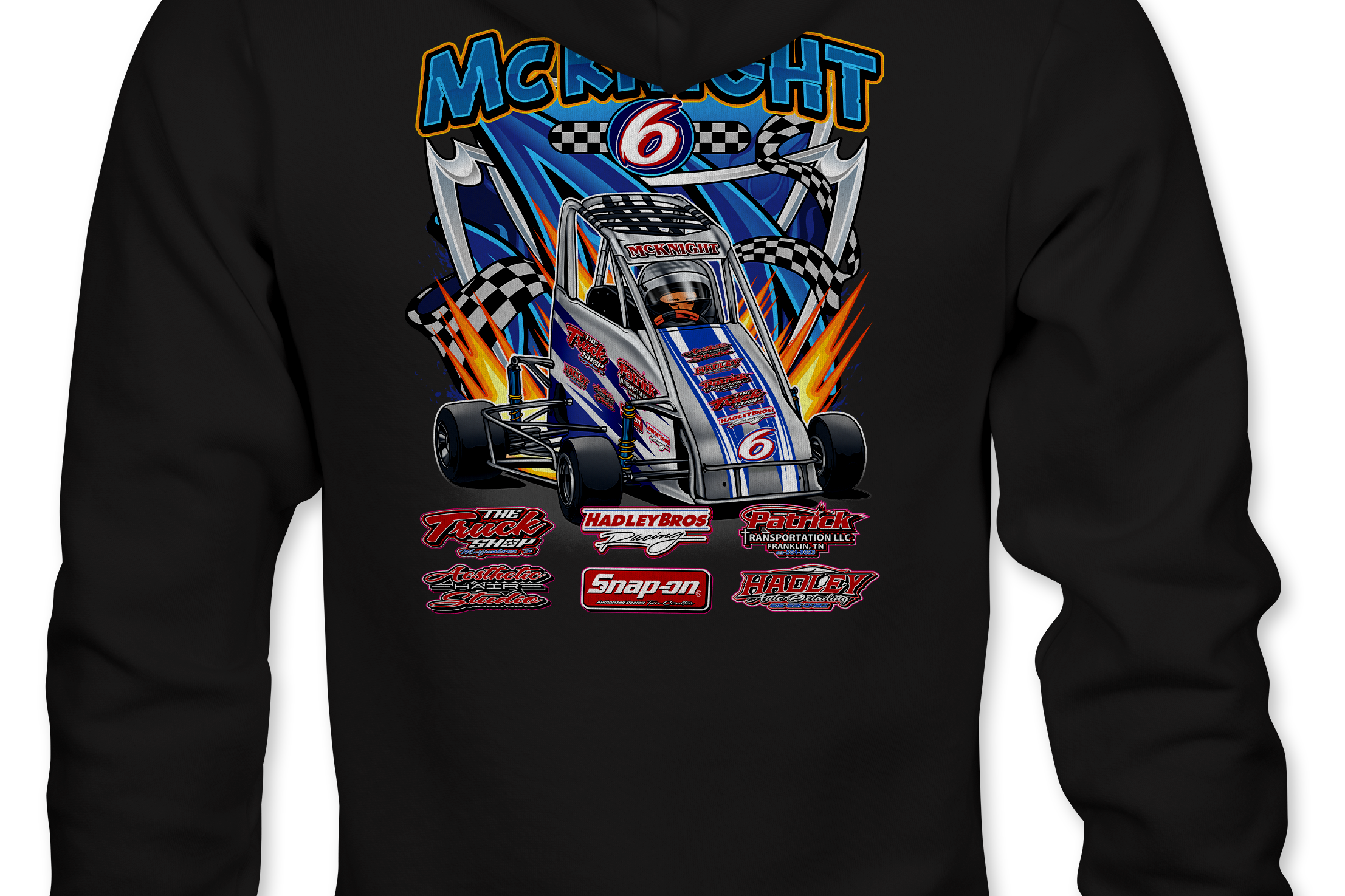 Abel McKnight Hoodies Black Acid Apparel