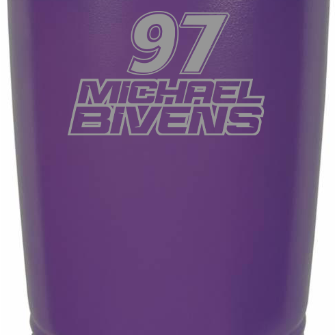 Michael Bivens Tumblers Black Acid Apparel