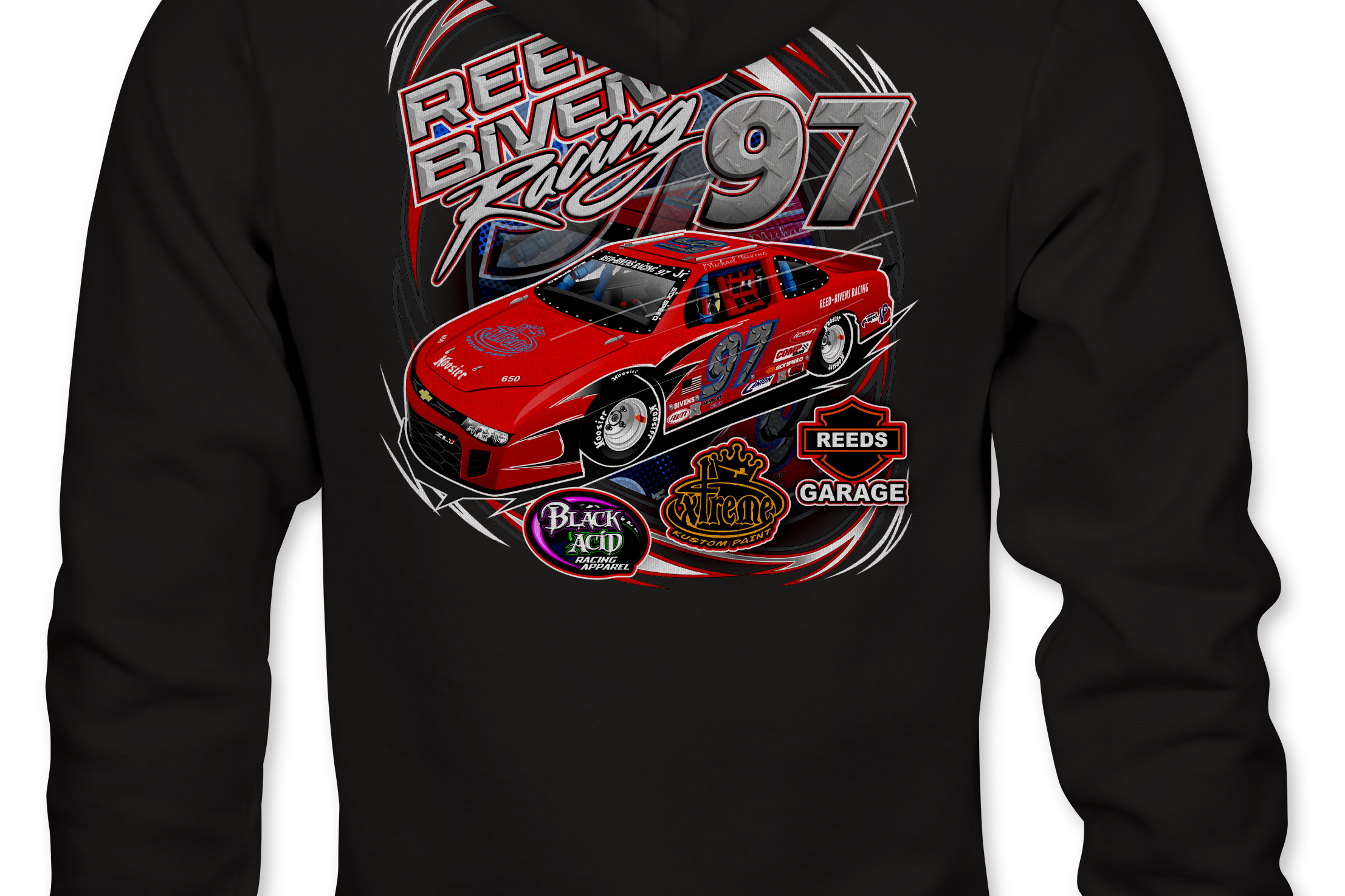 Michael Bivens Hoodies Black Acid Apparel