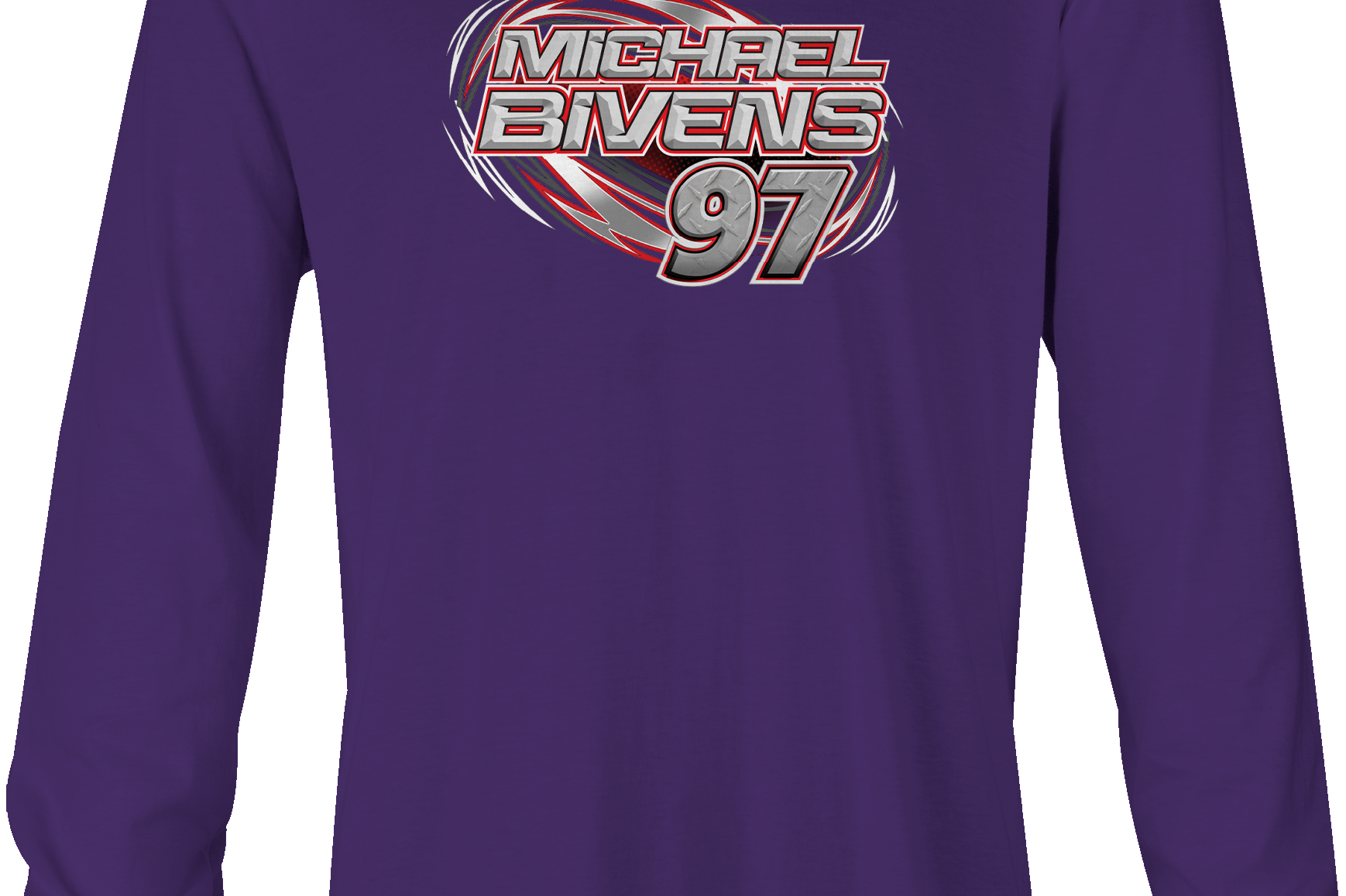 Michael Bivens Long Sleeves Black Acid Apparel