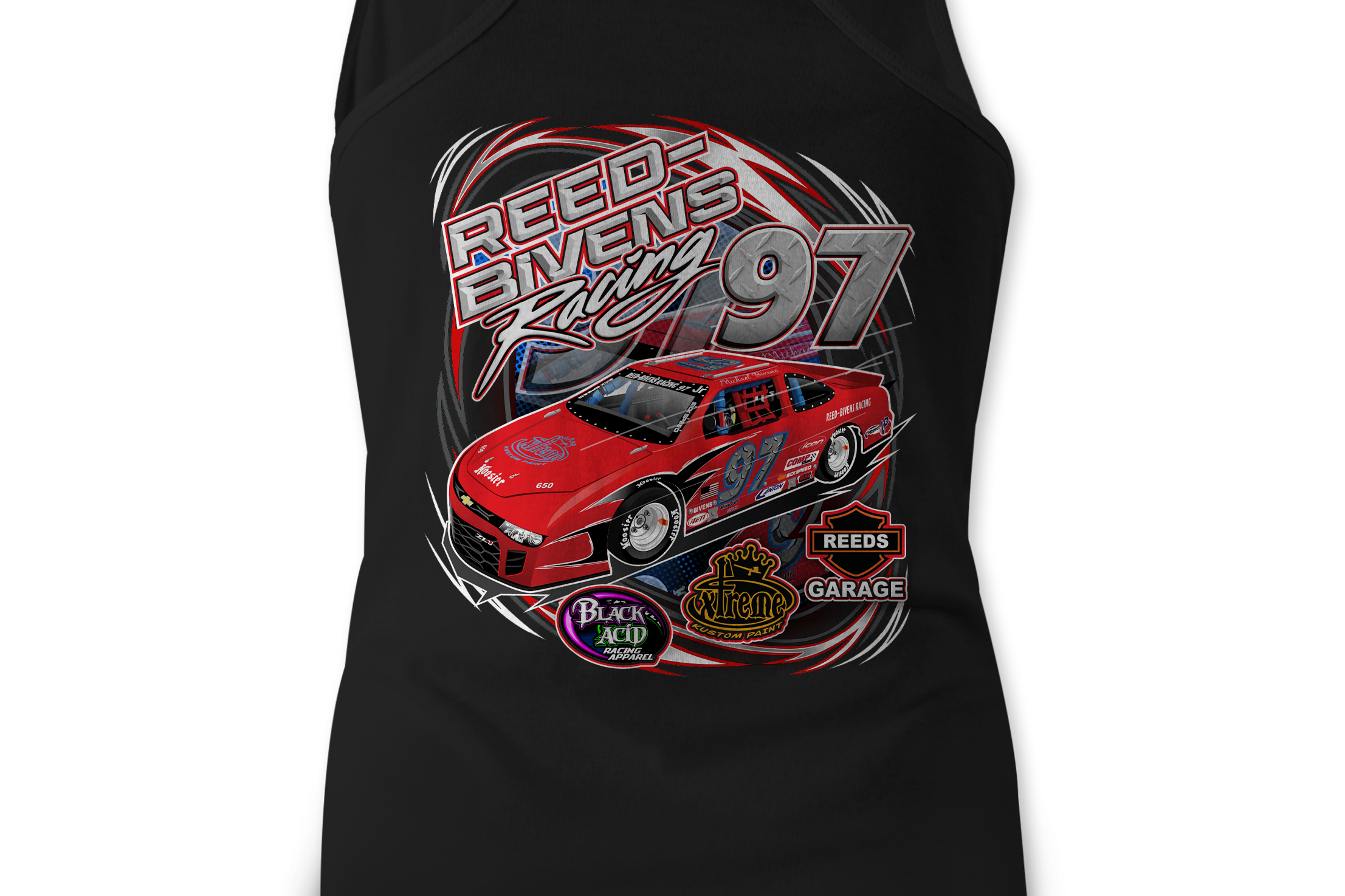 Michael Bivens Tank Tops Black Acid Apparel