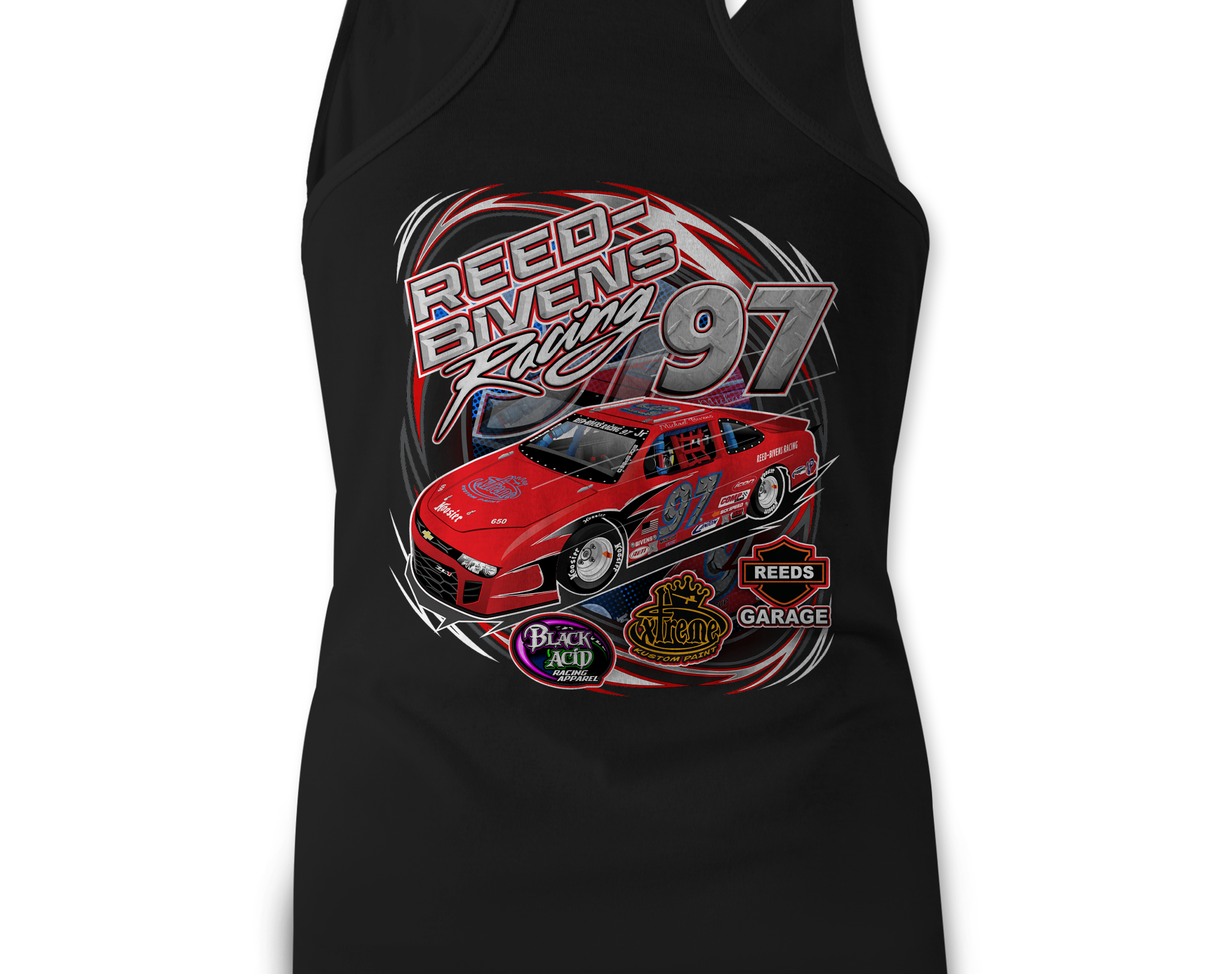 Michael Bivens Tank Tops Black Acid Apparel