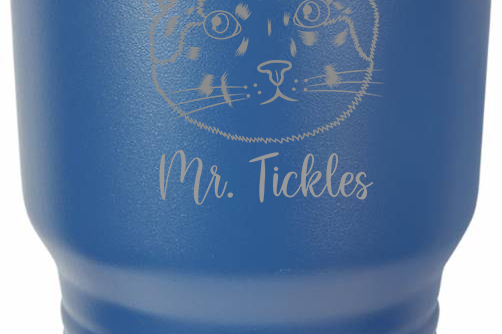 Mr. Tickles Tumblers Black Acid Apparel