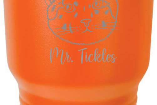 Mr. Tickles Tumblers Black Acid Apparel