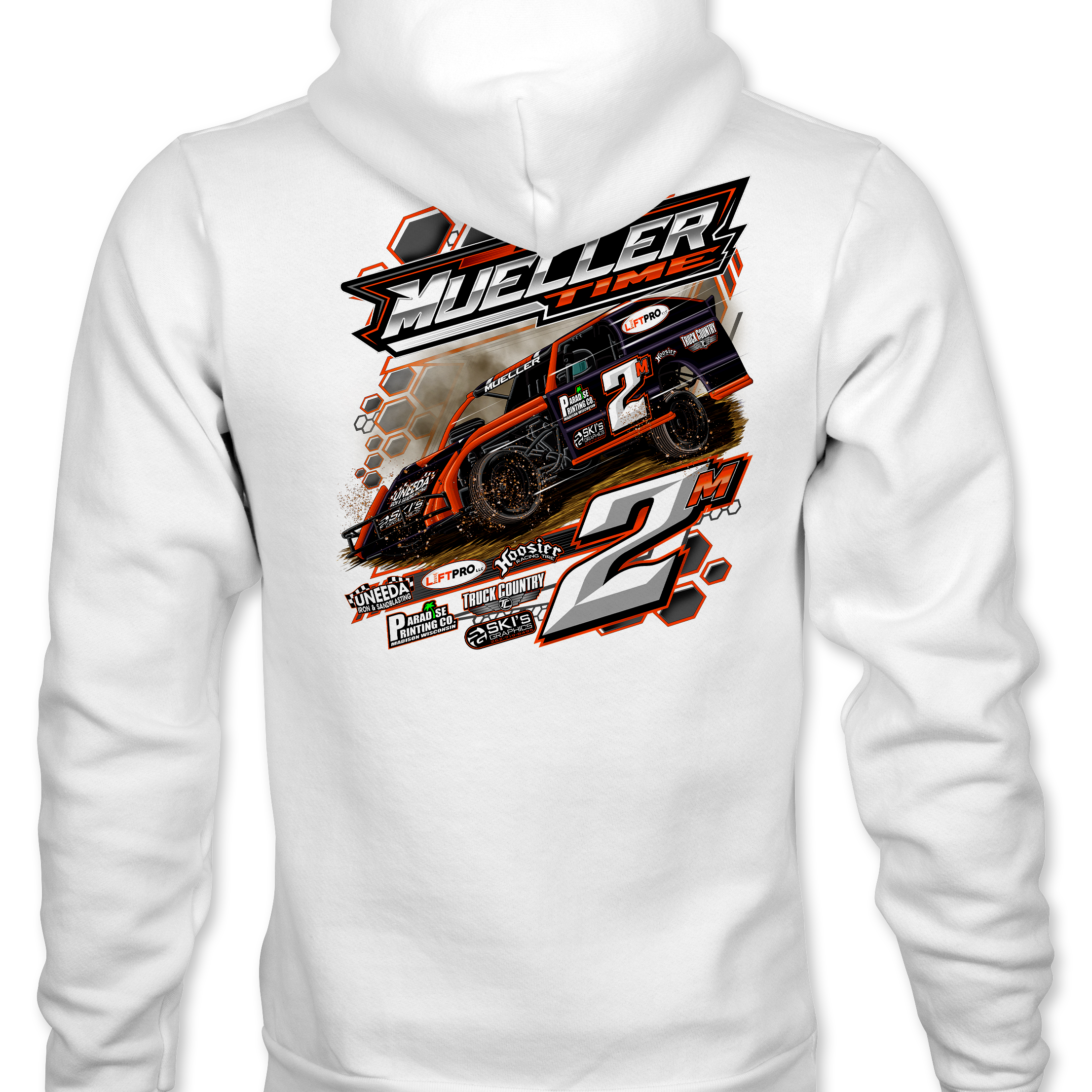 Mueller Racing Hoodies Black Acid Apparel