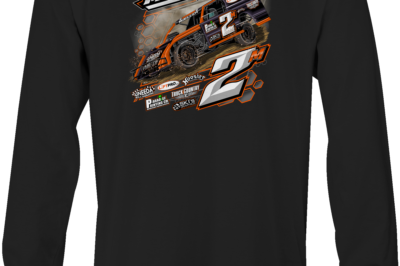 Mueller Racing Long Sleeves Black Acid Apparel