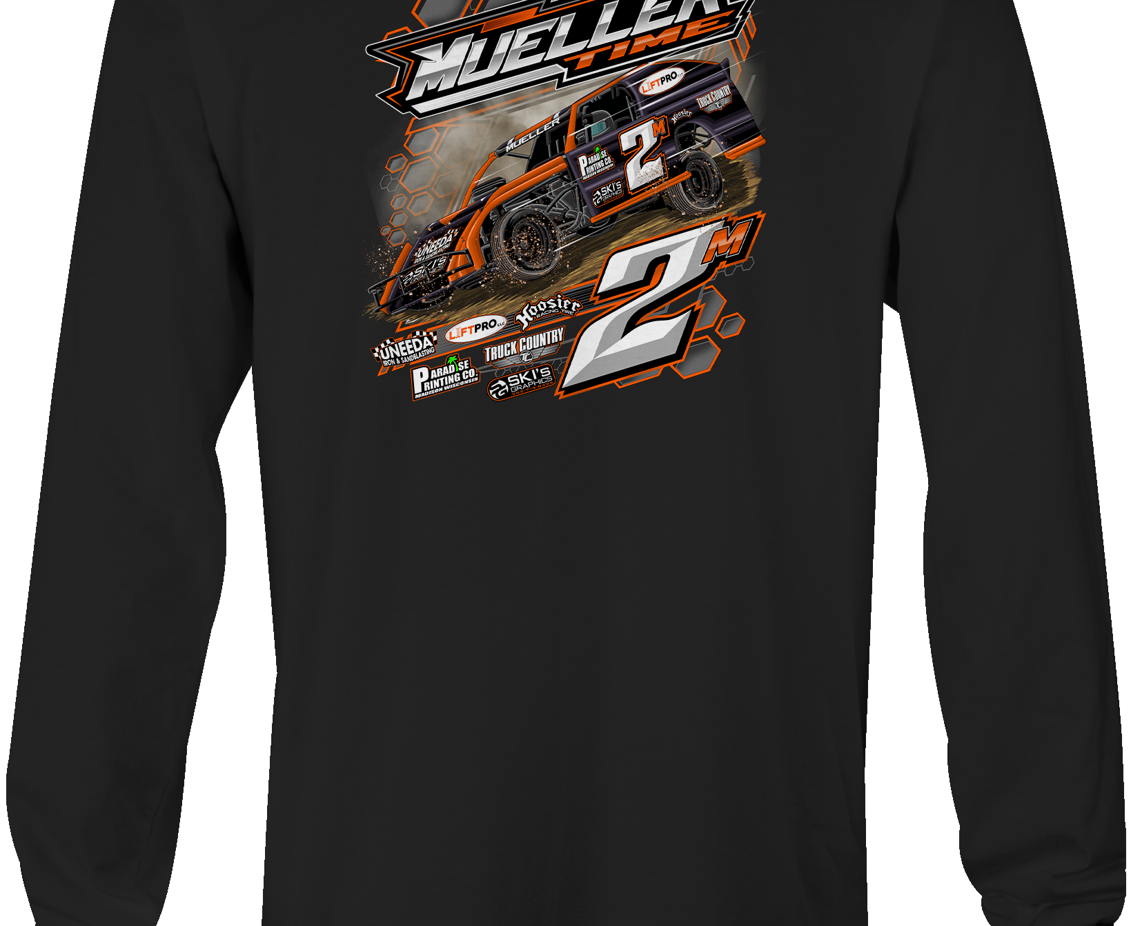 Mueller Racing Long Sleeves Black Acid Apparel