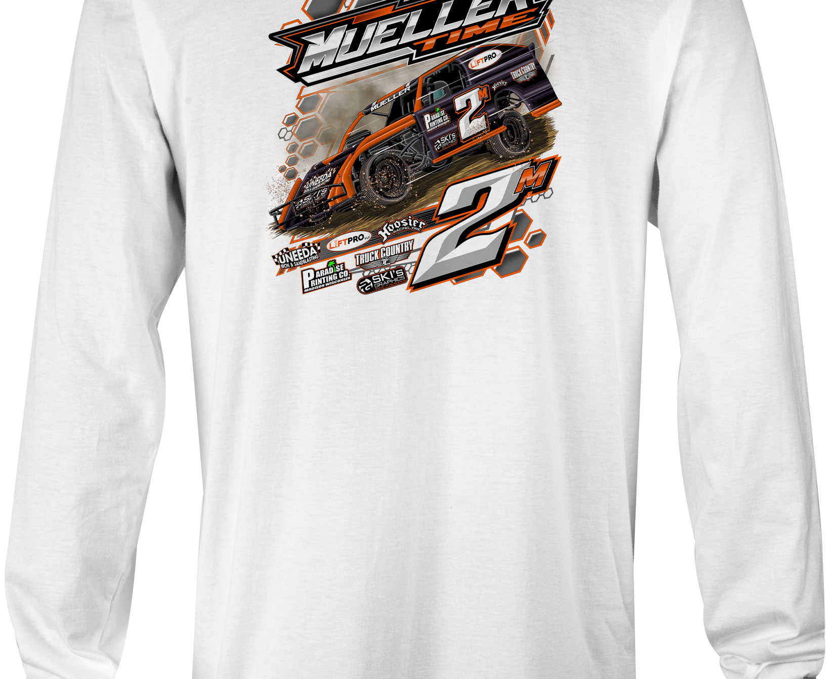 Mueller Racing Long Sleeves Black Acid Apparel