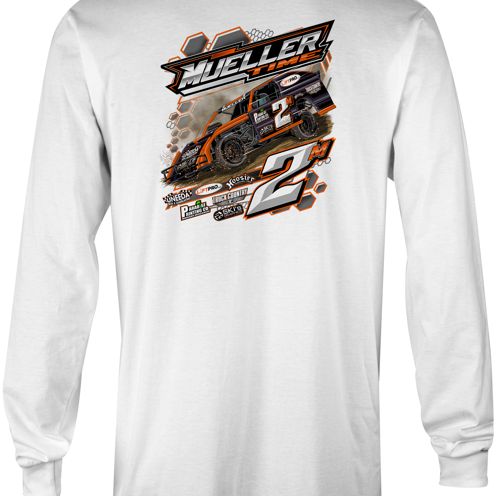 Mueller Racing Long Sleeves Black Acid Apparel