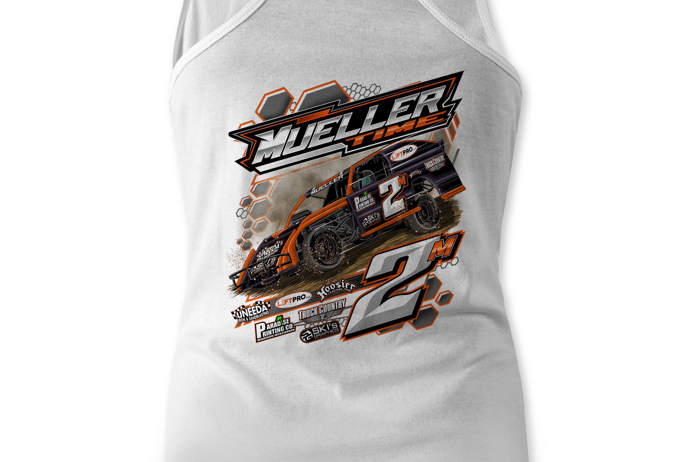 Mueller Racing Tank Tops Black Acid Apparel