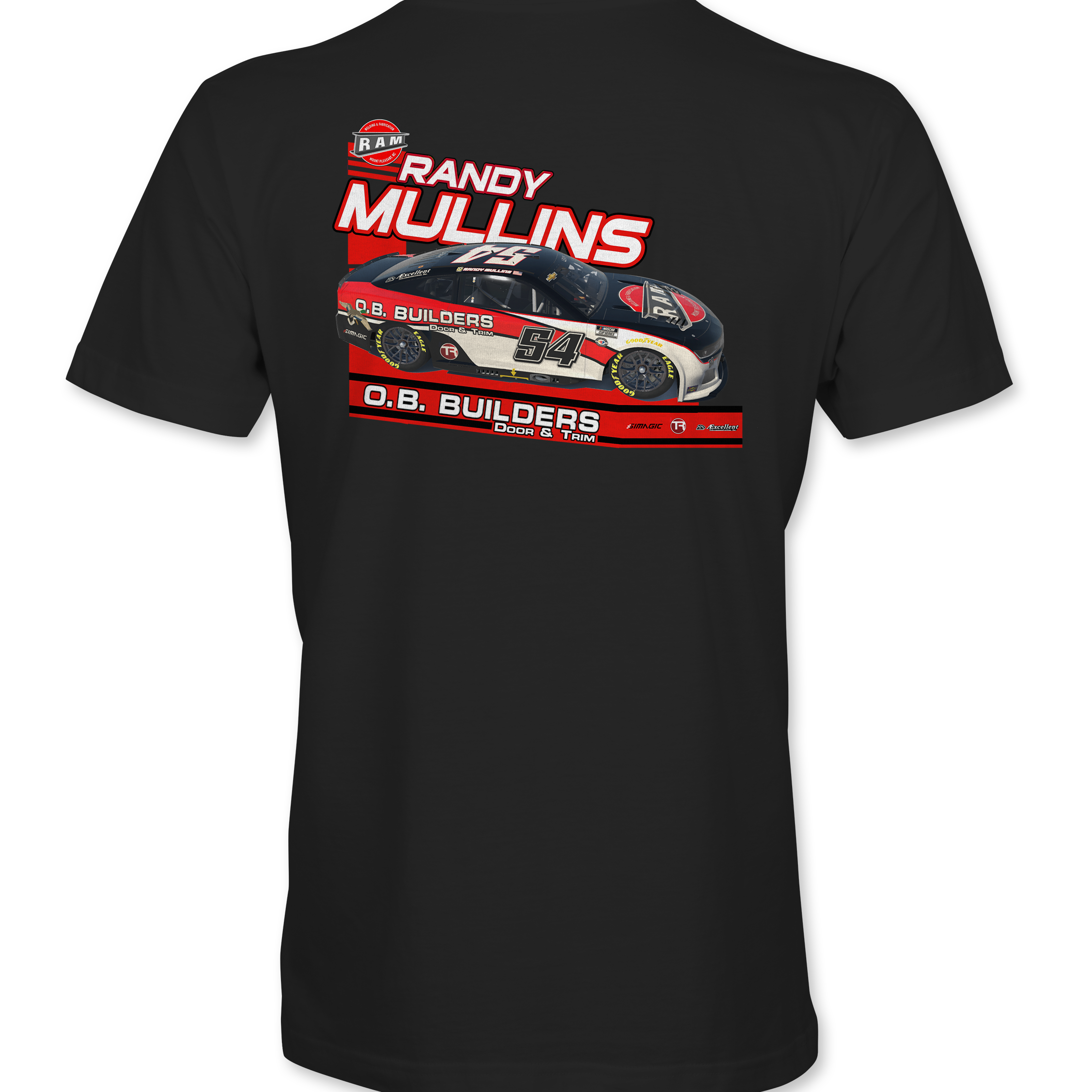 Randy Mullins T-Shirts Black Acid Apparel