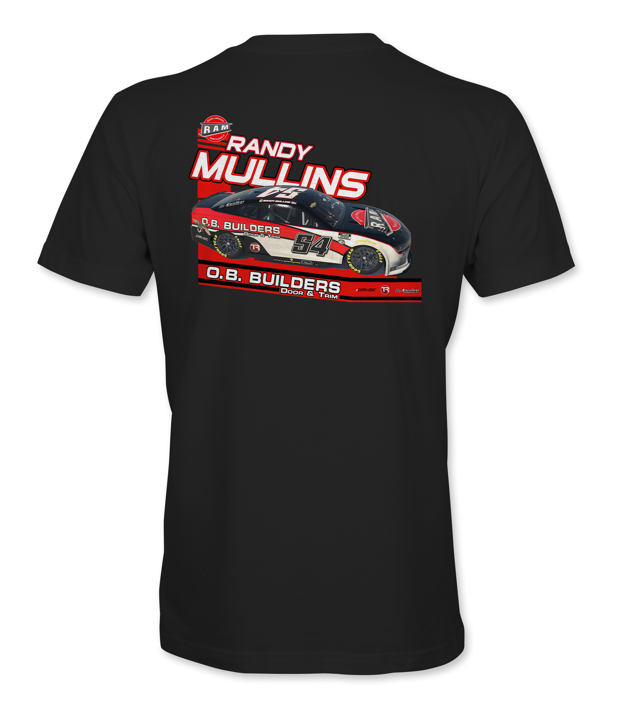 Randy Mullins T-Shirts Black Acid Apparel
