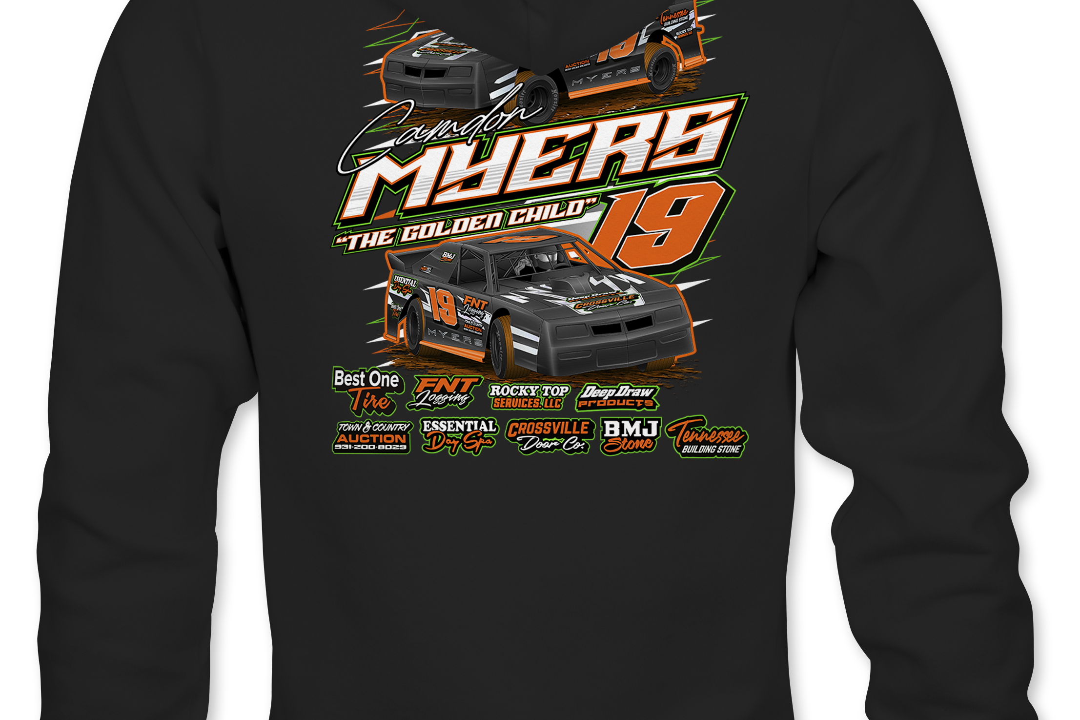 Camdon Myers Hoodies - Black Acid Apparel