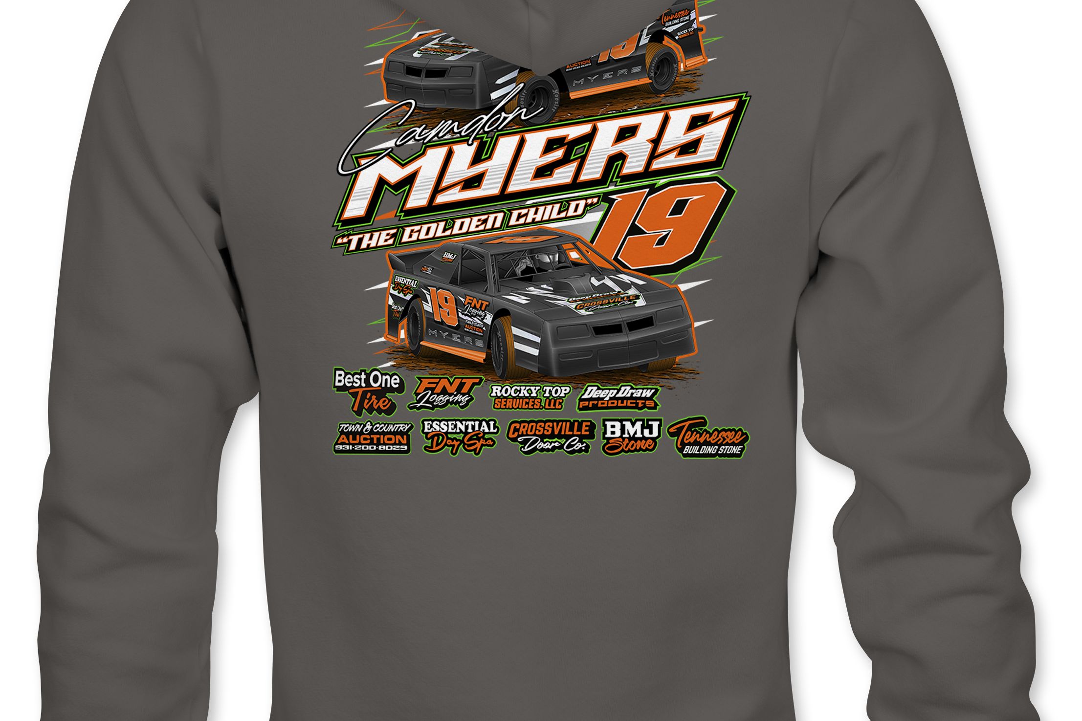 Camdon Myers Hoodies - Black Acid Apparel