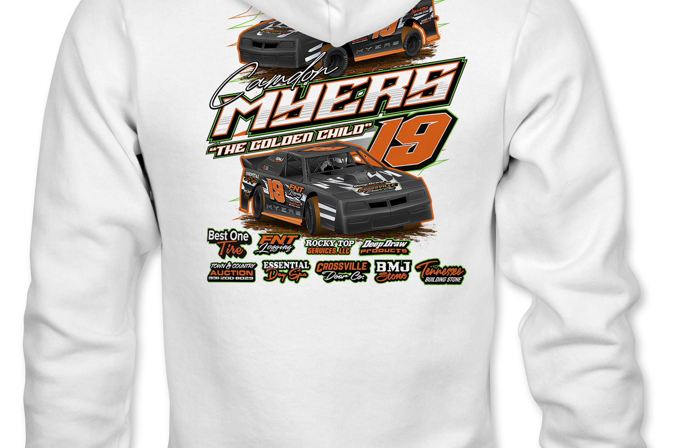 Camdon Myers Hoodies - Black Acid Apparel