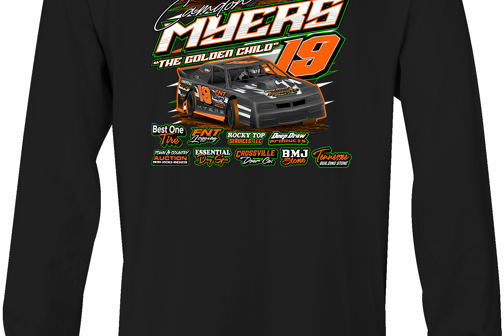 Camdon Myers Long Sleeves - Black Acid Apparel